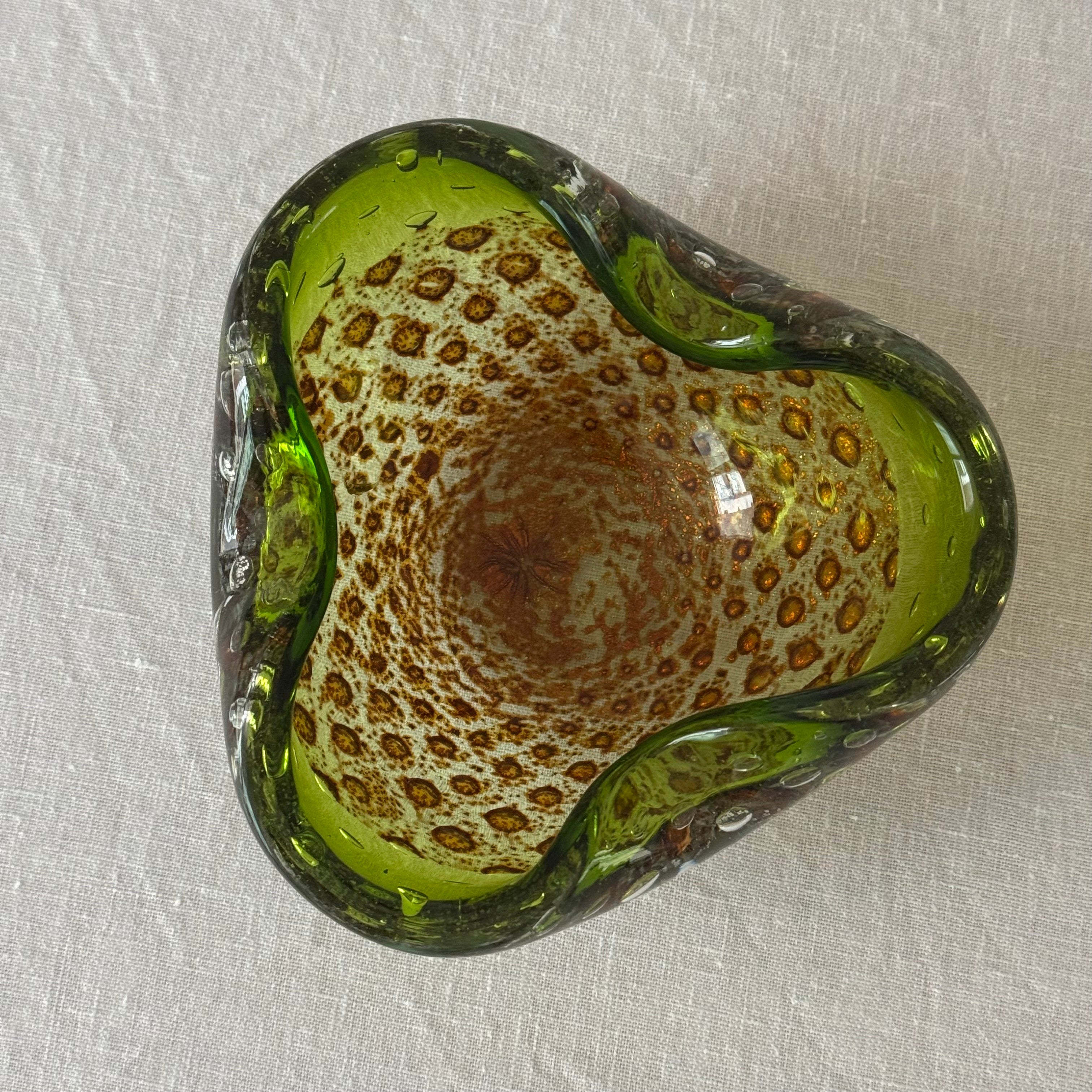 Cinzeiro Murano Verde