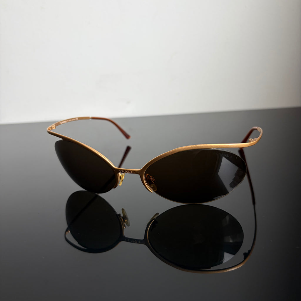Chanel S/S 2000 4001 Golden Sunglasses