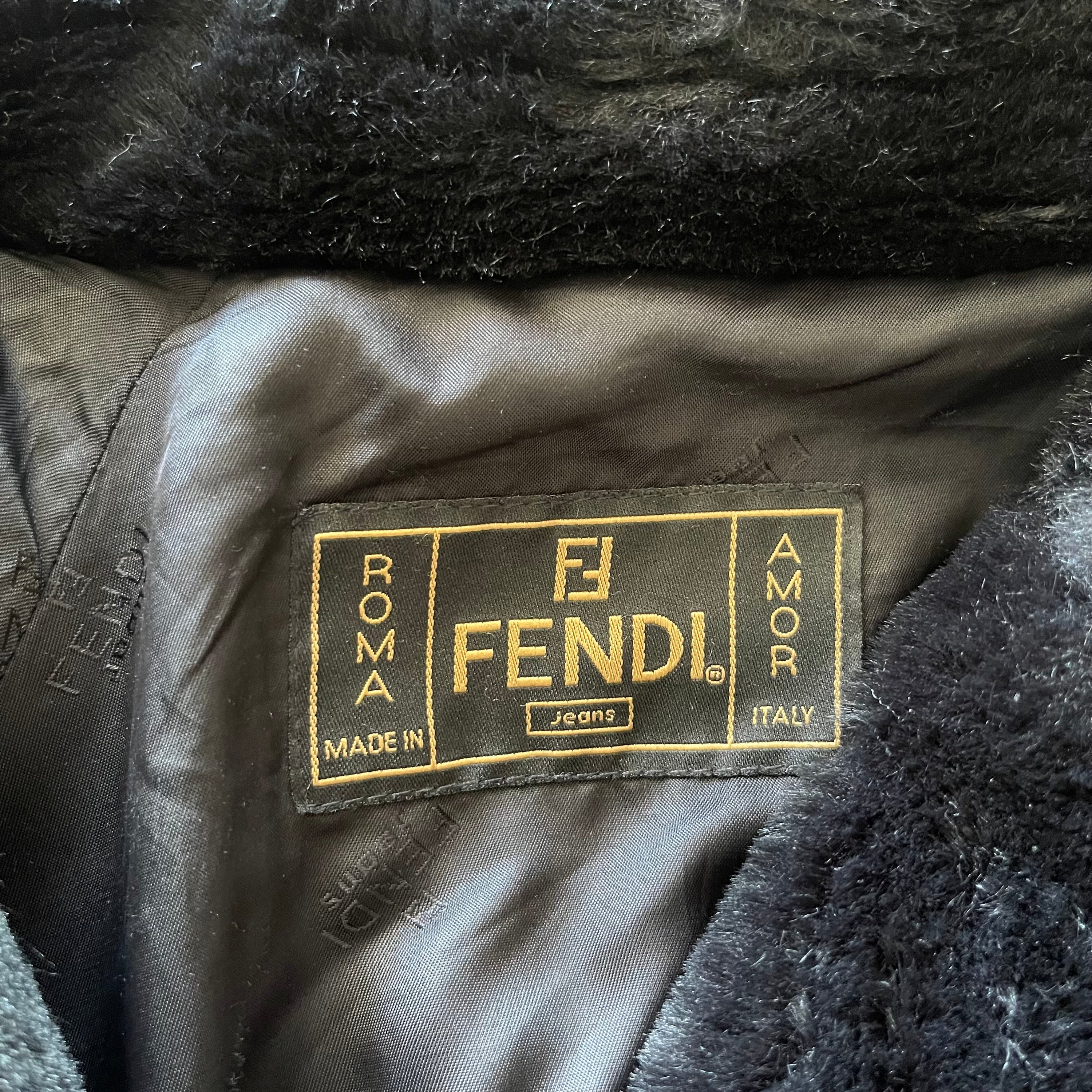 Fendi Faux Fur Coat