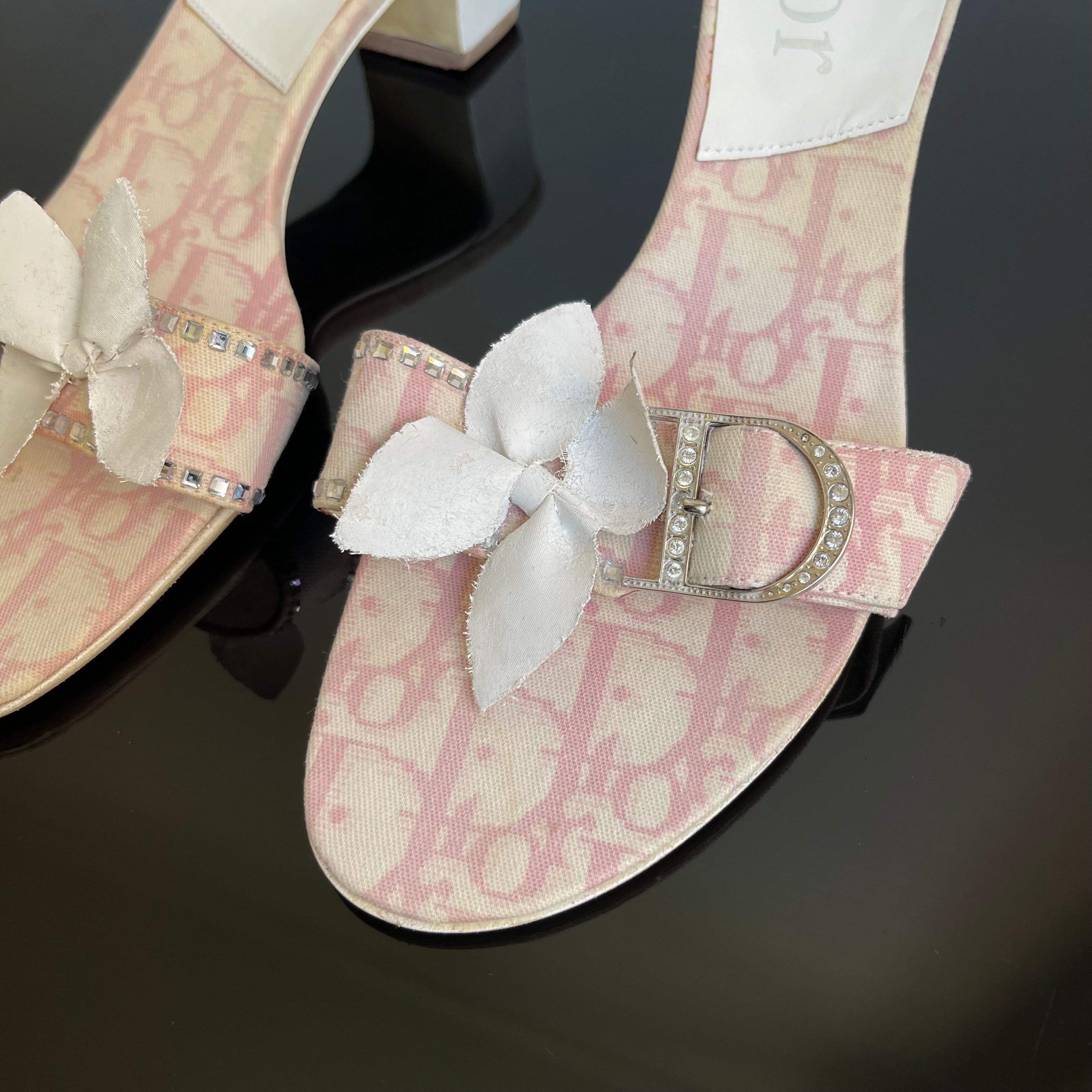 Christian Dior by John Galliano Girly Mule Heels