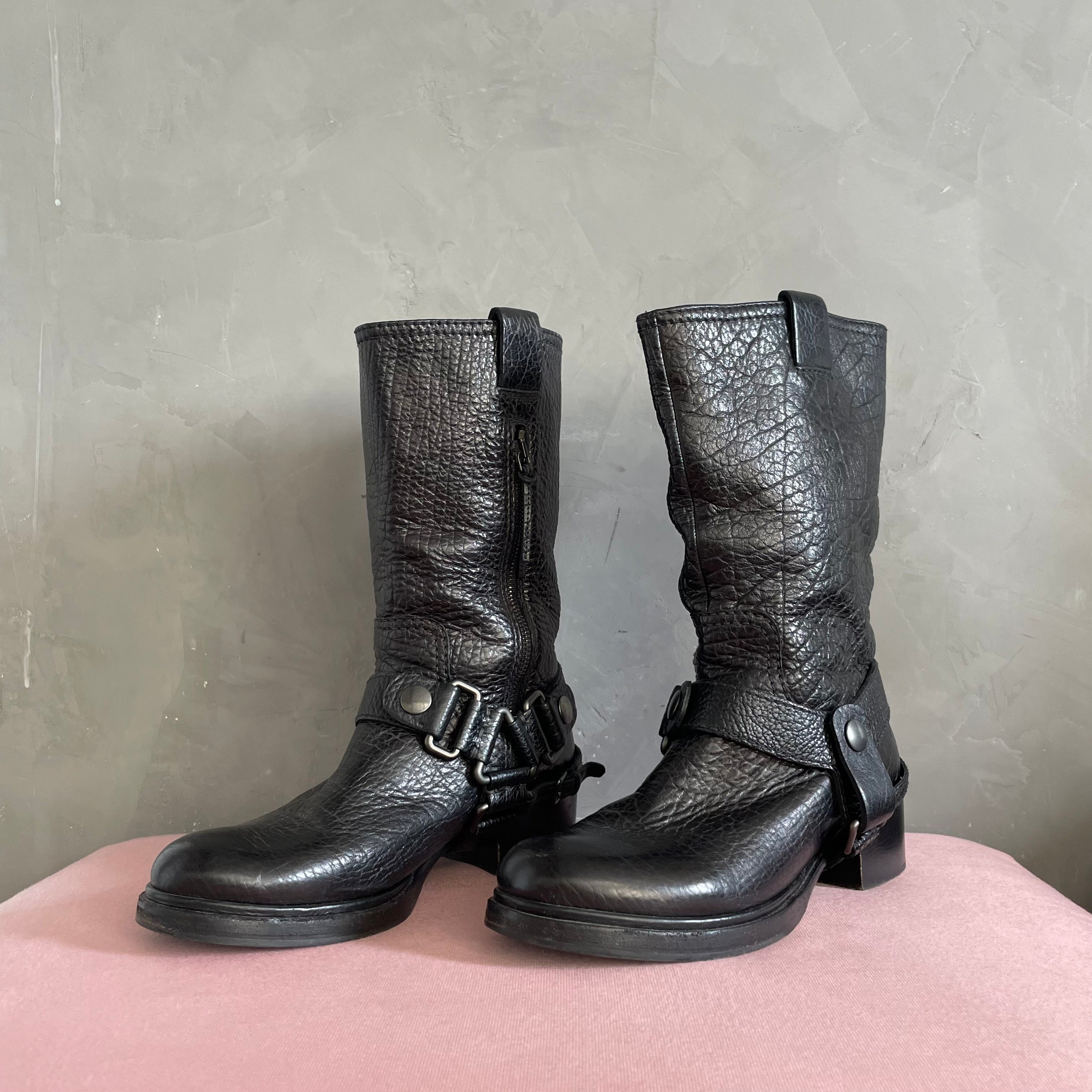 Miu Miu Vintage Biker Boots