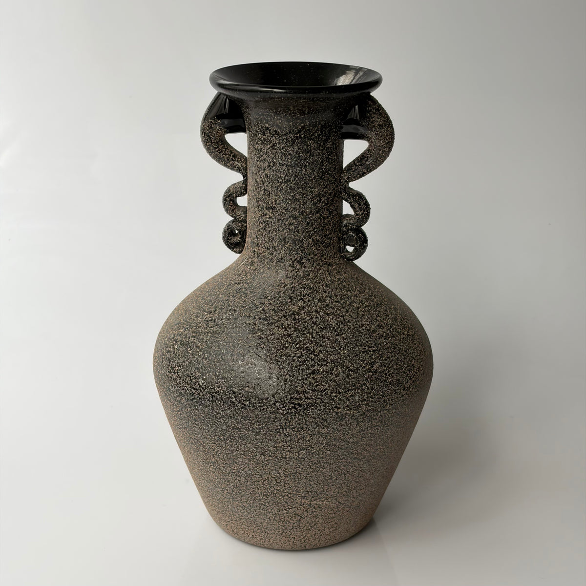 Art Deco Scavo Glass Vase