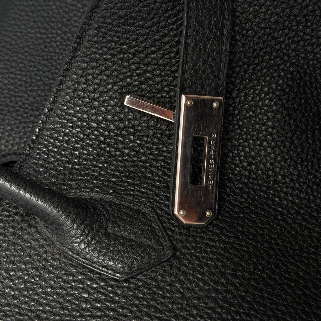 Hermès Birkin 40 Togo Noir Palladium Bag (2010)