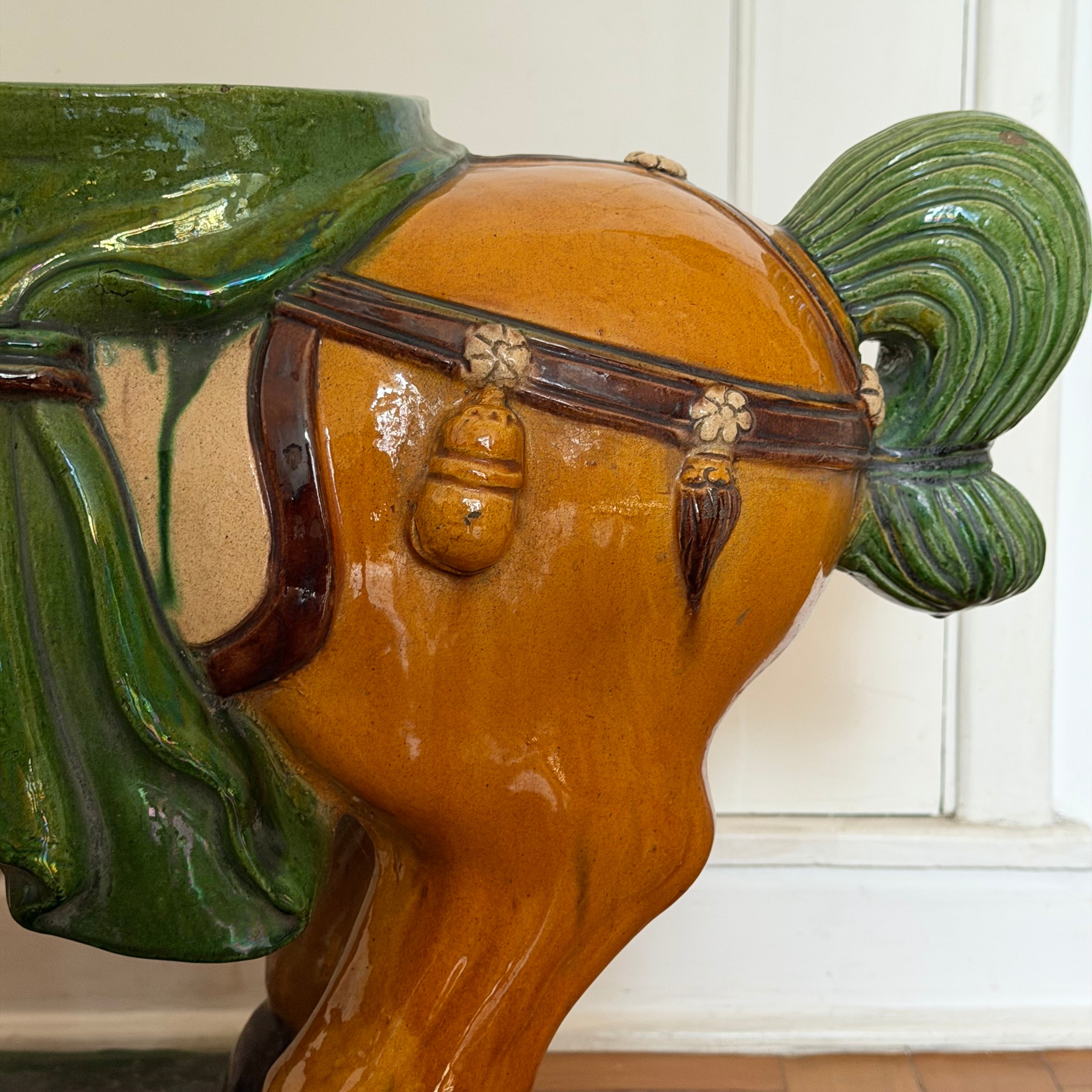 Sancai Horse Garden Seat (APENAS SP CAPITAL)