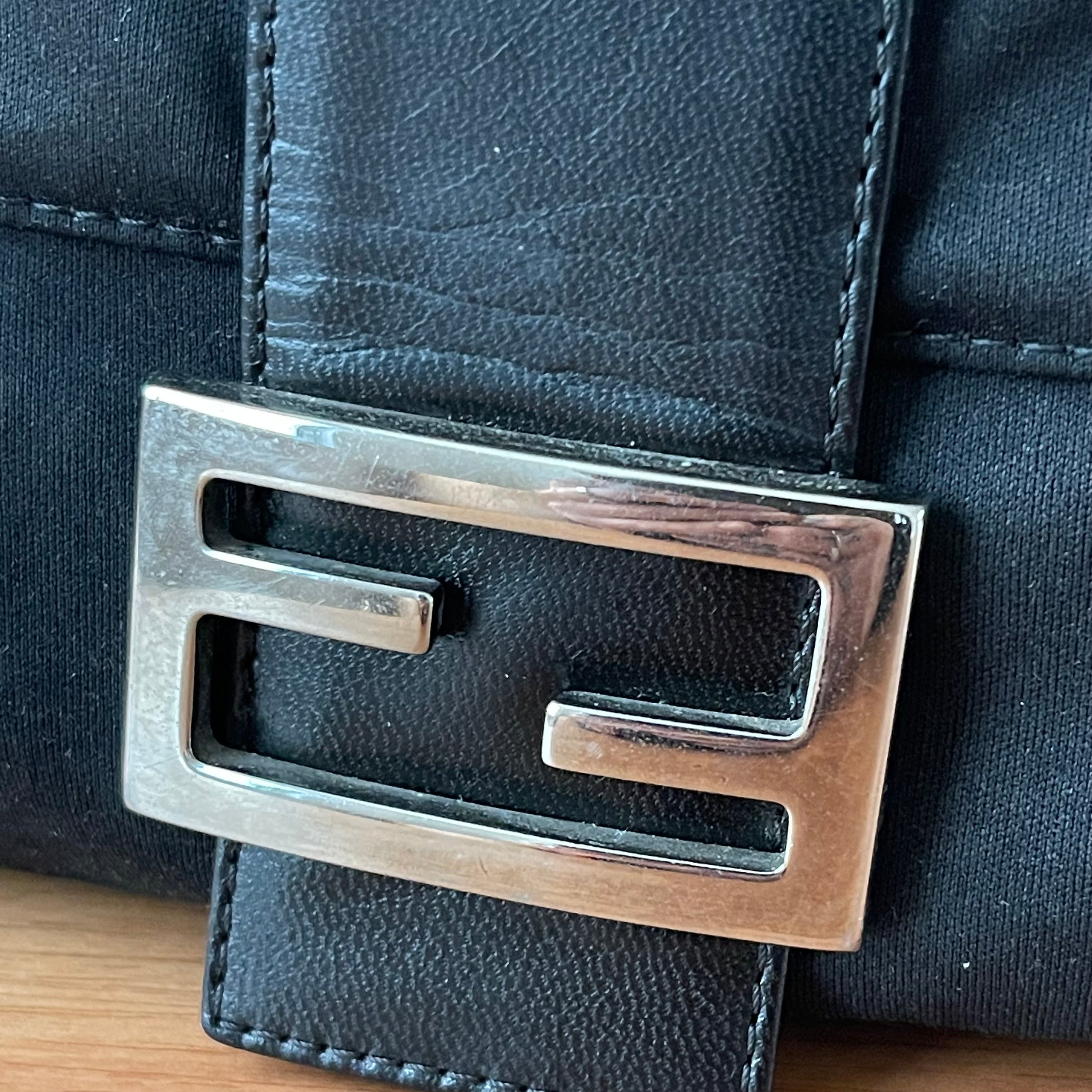 Fendi Baguette Black Cloth