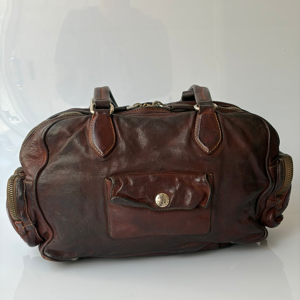 Prada Washed Bauletto Bag