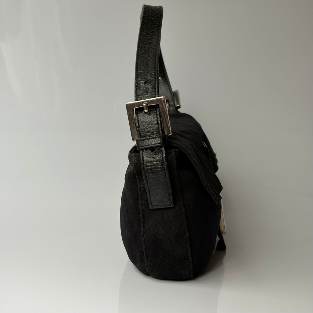 Fendi Baguette Black Cloth