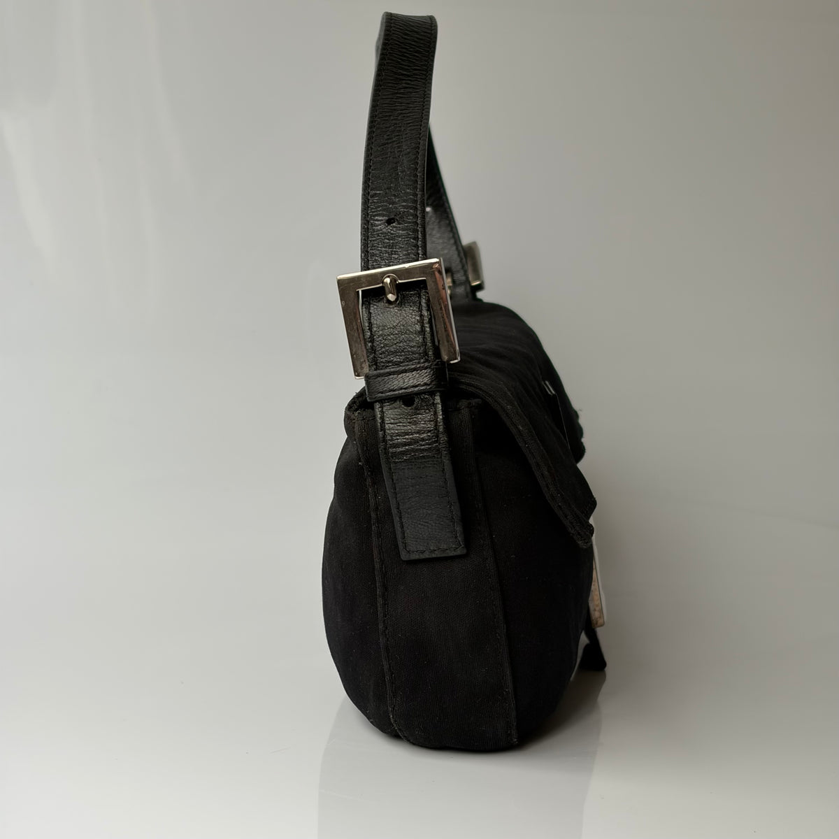 Fendi Baguette Black Cloth
