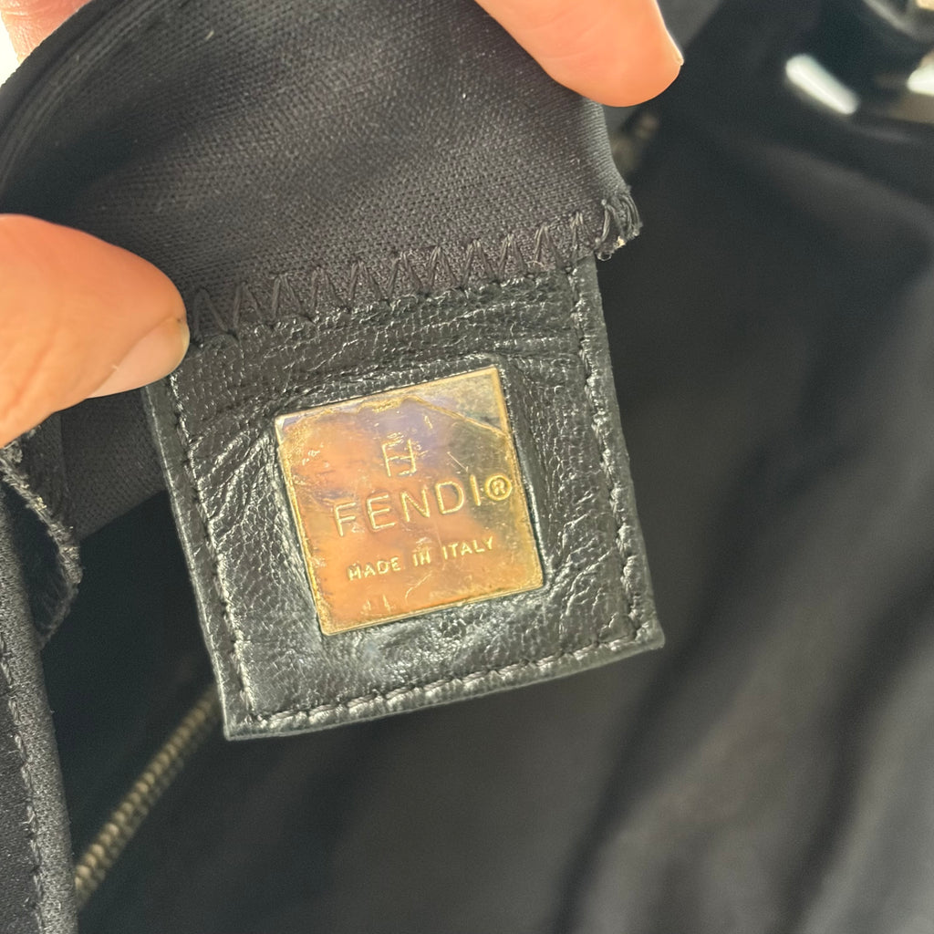 Fendi Baguette Black Cloth