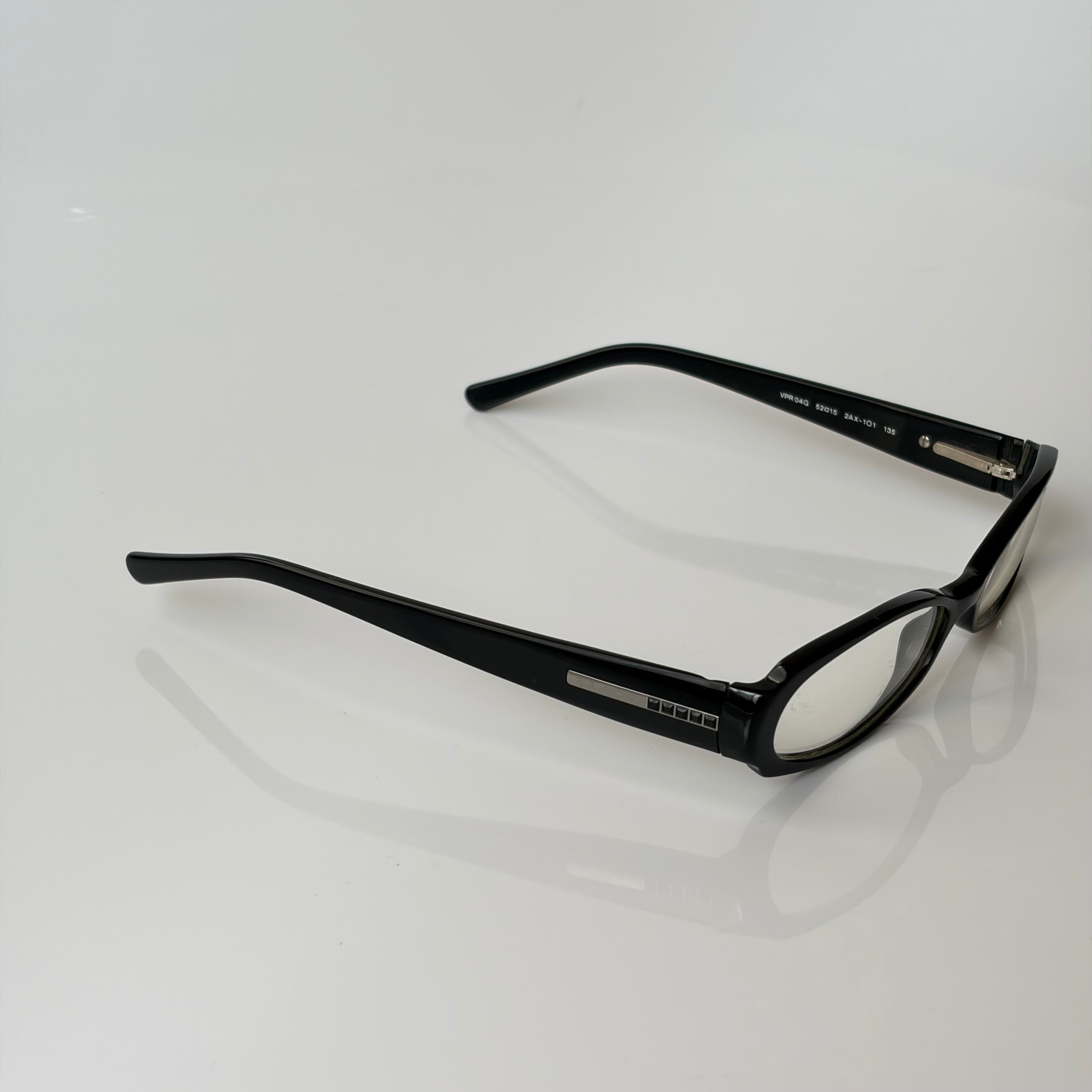 Prada VPR 04G Black Glasses