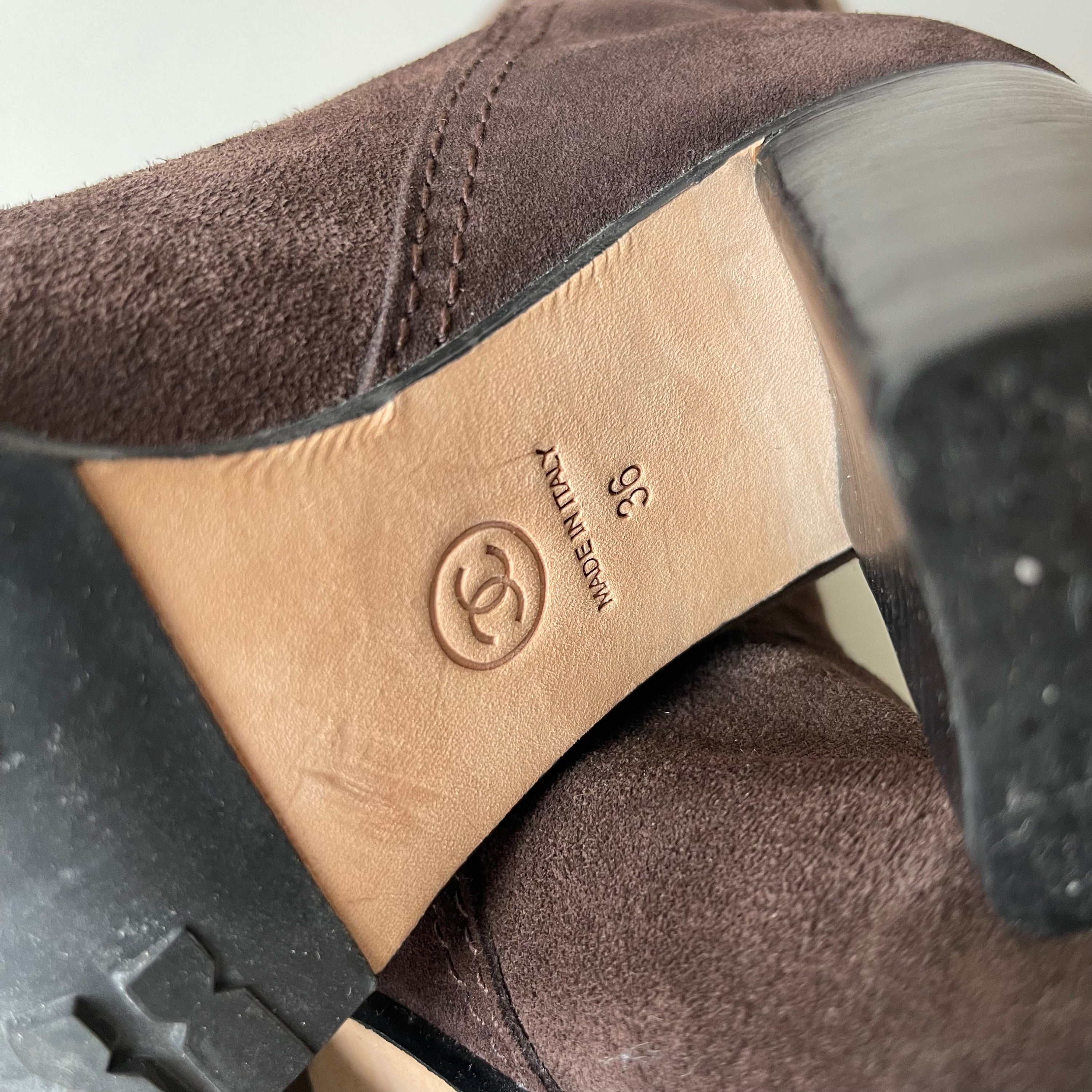 Chanel Suede Boots