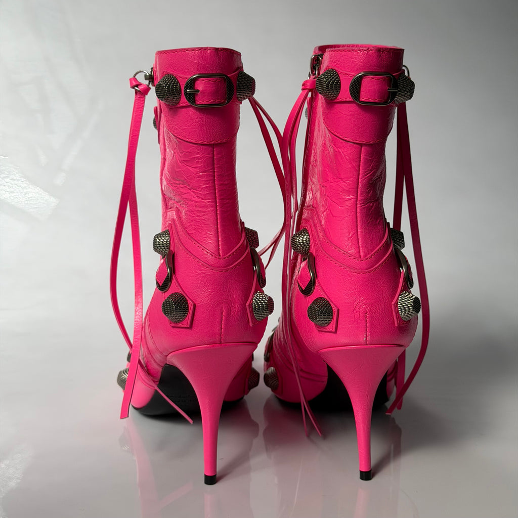 Balenciaga Cagole Pink Boots