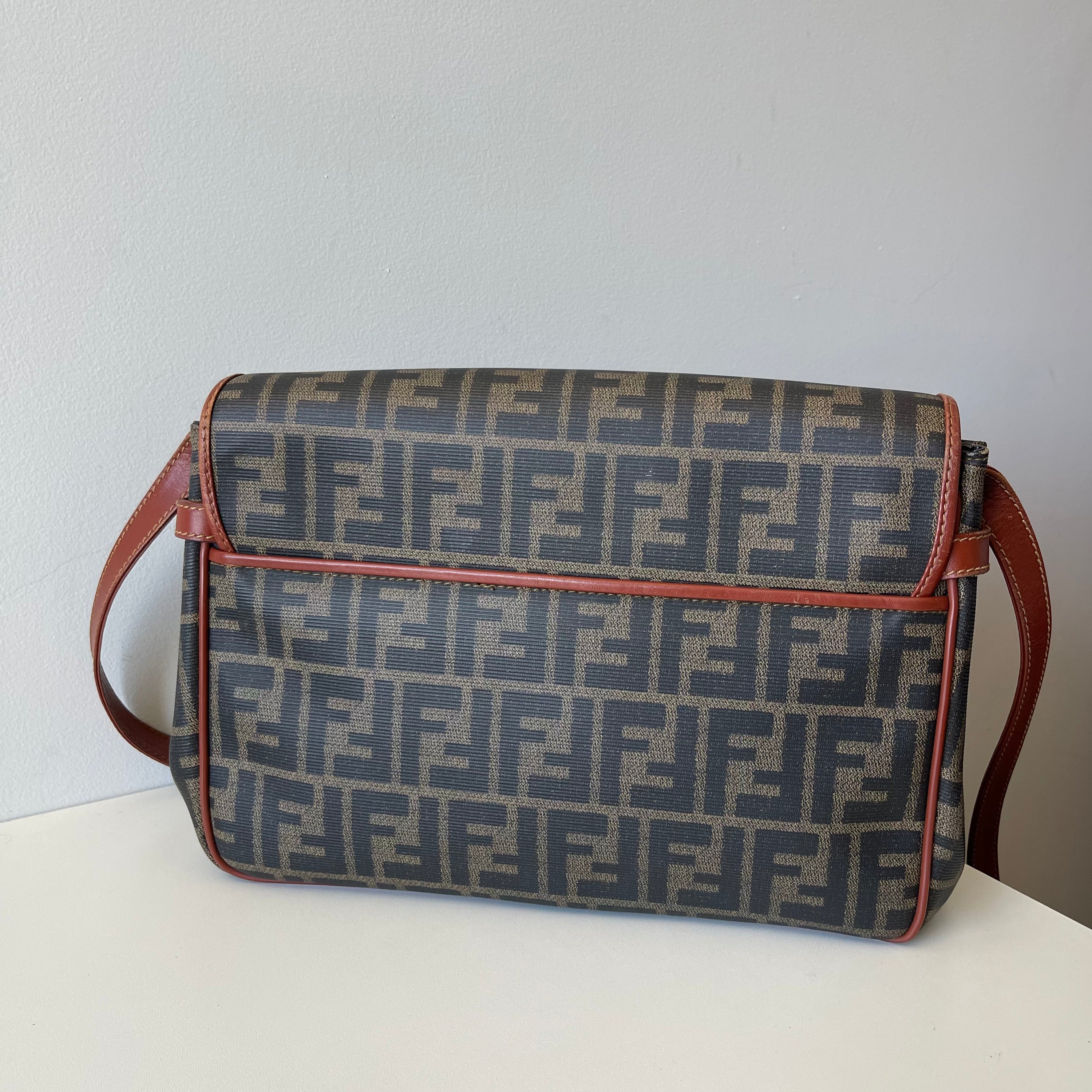 Fendi Monogram Vintage Messenger Bag