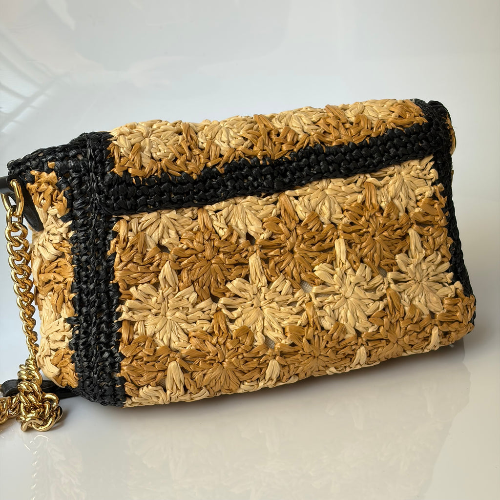 Gucci Marmont Raffia Bag