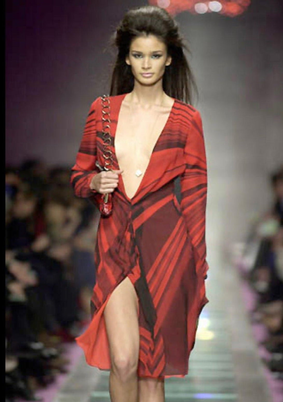 Gianni Versace Couture 2000 F/W Silk Dress