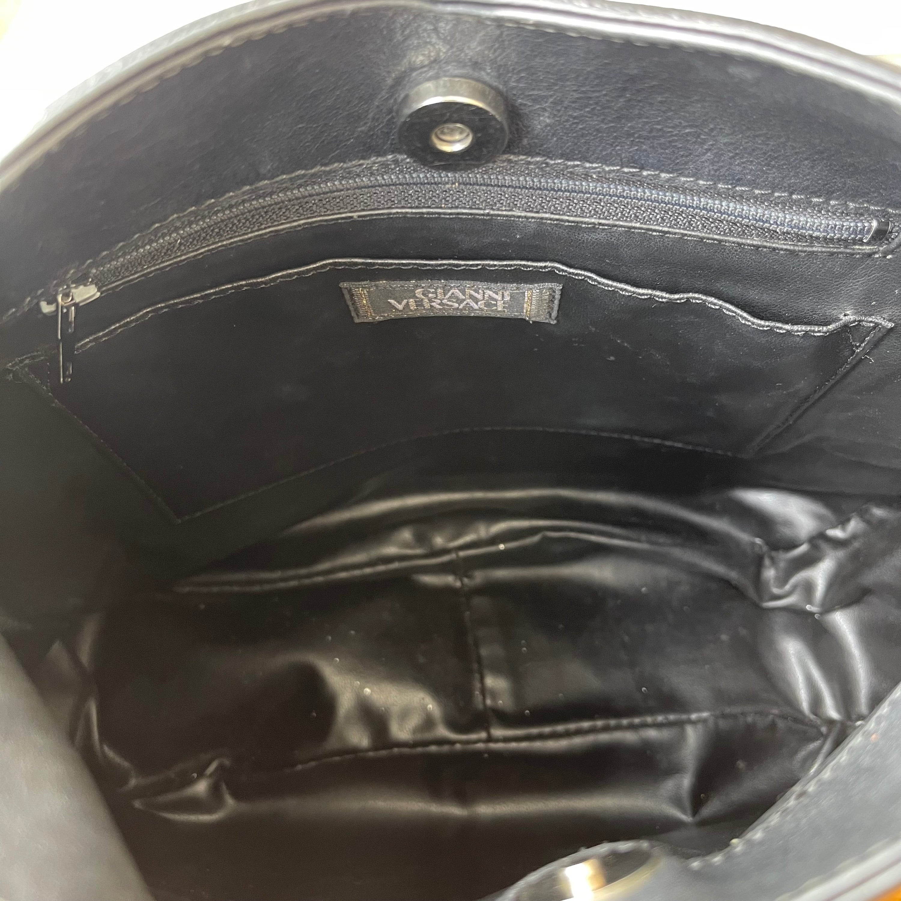 Gianni Versace Metal Handle Bag