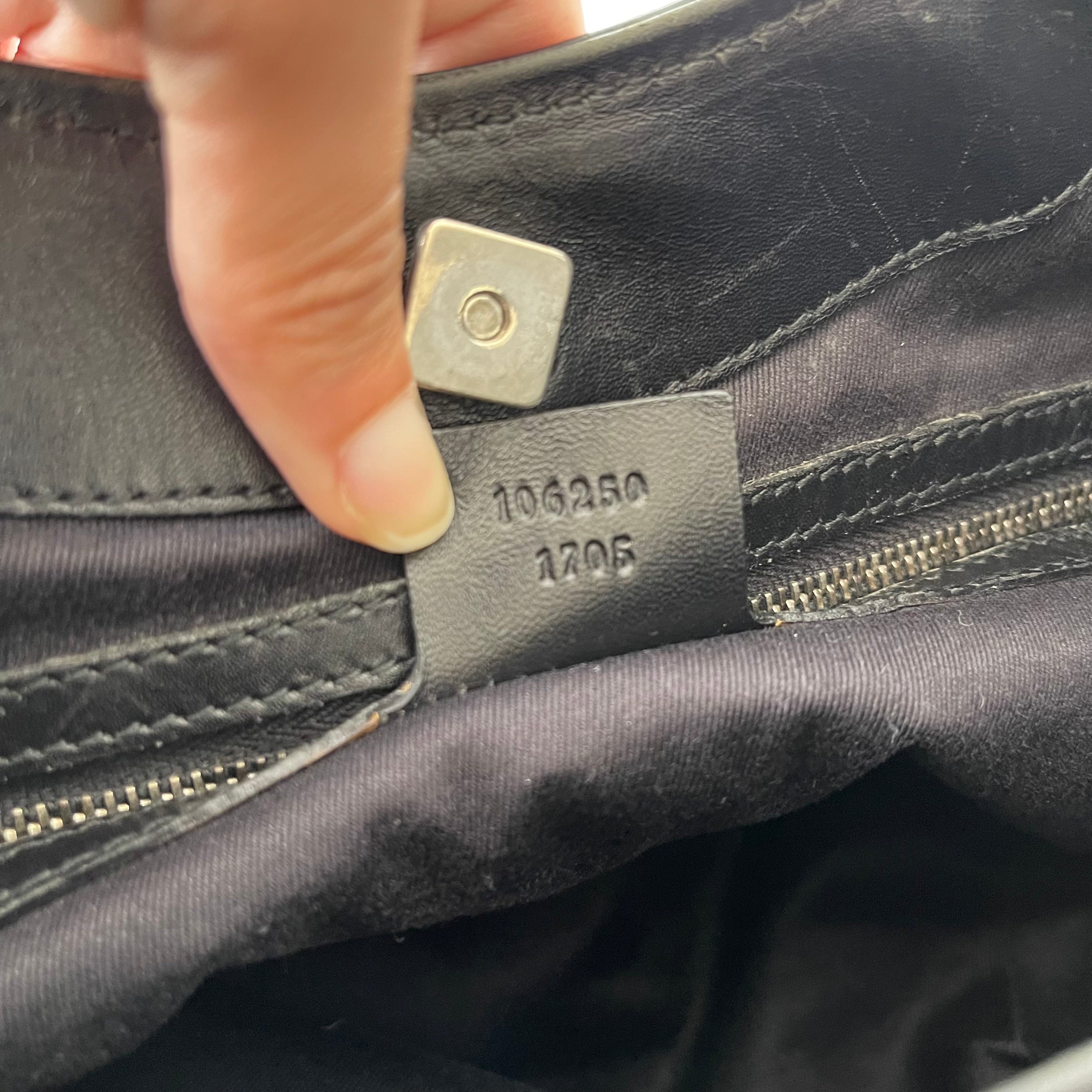 Gucci Croissant Monogram Shoulder Bag