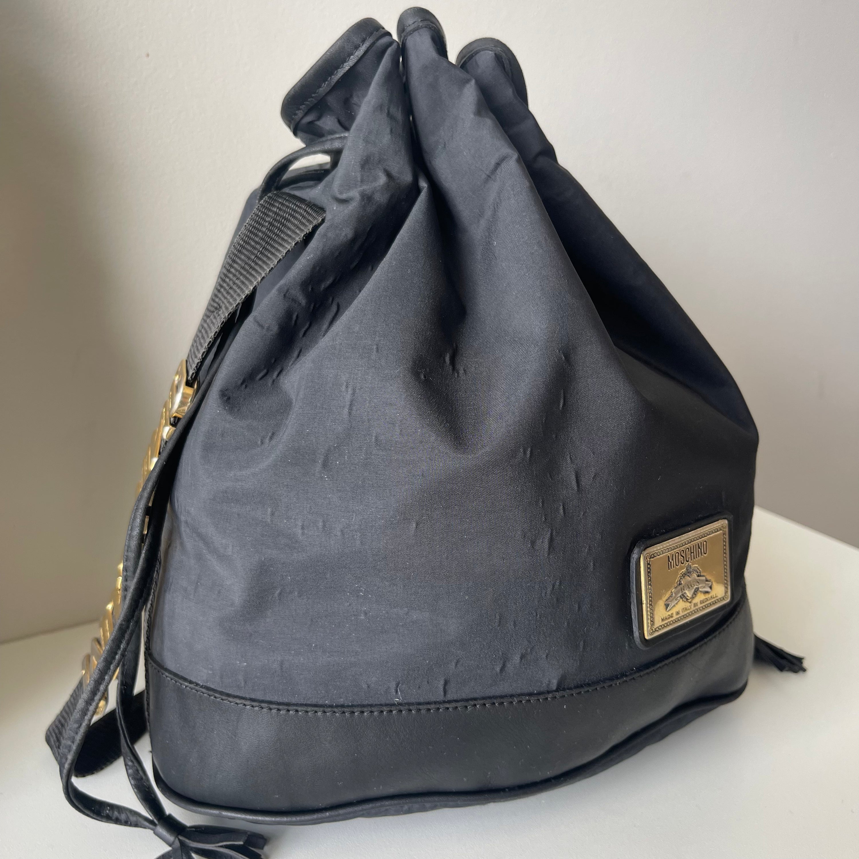 Moschino Bucket Nylon Bag