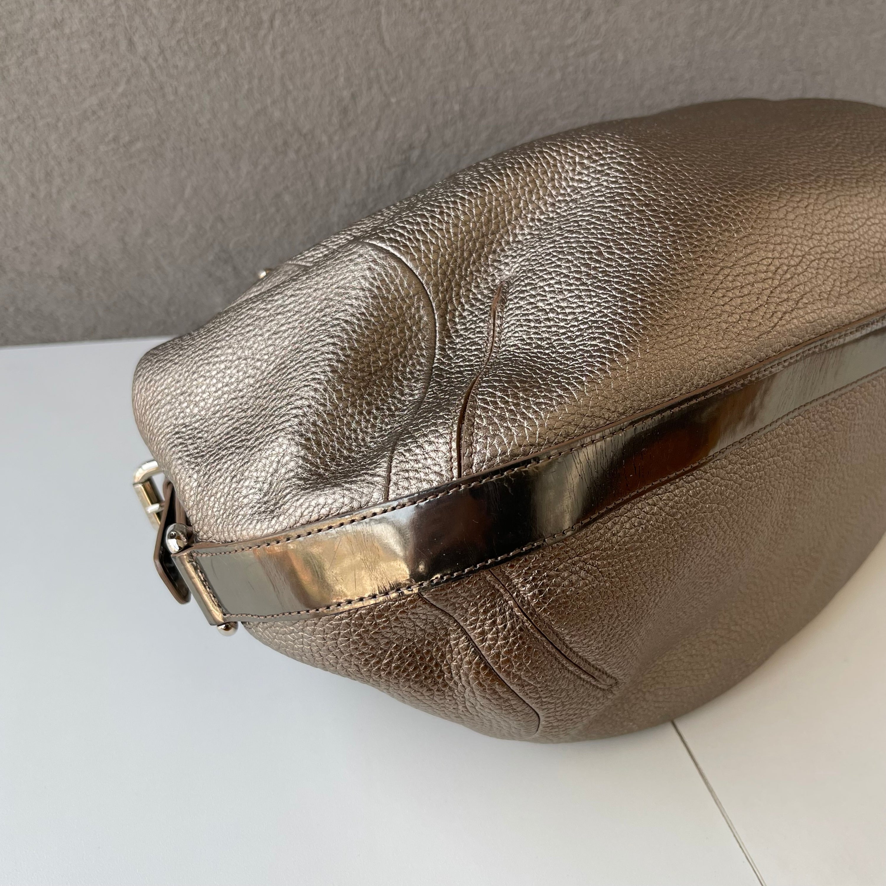 Versace Metallic Shoulder Bag