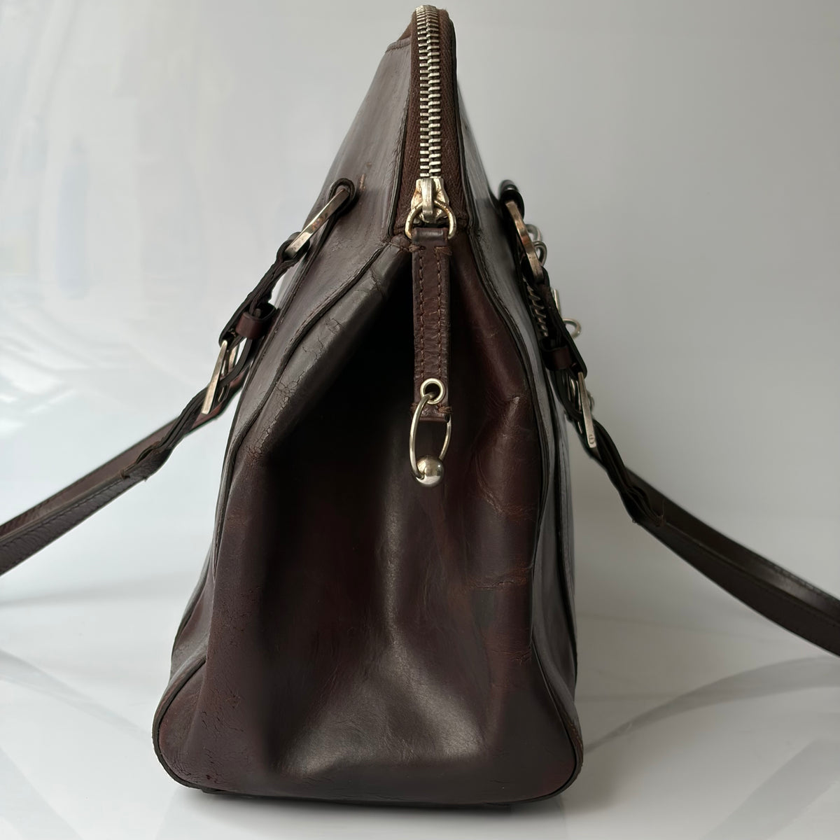 Christian Dior by John Galliano S/S 2004 "Hardcore Pierced" Shoulder Bag