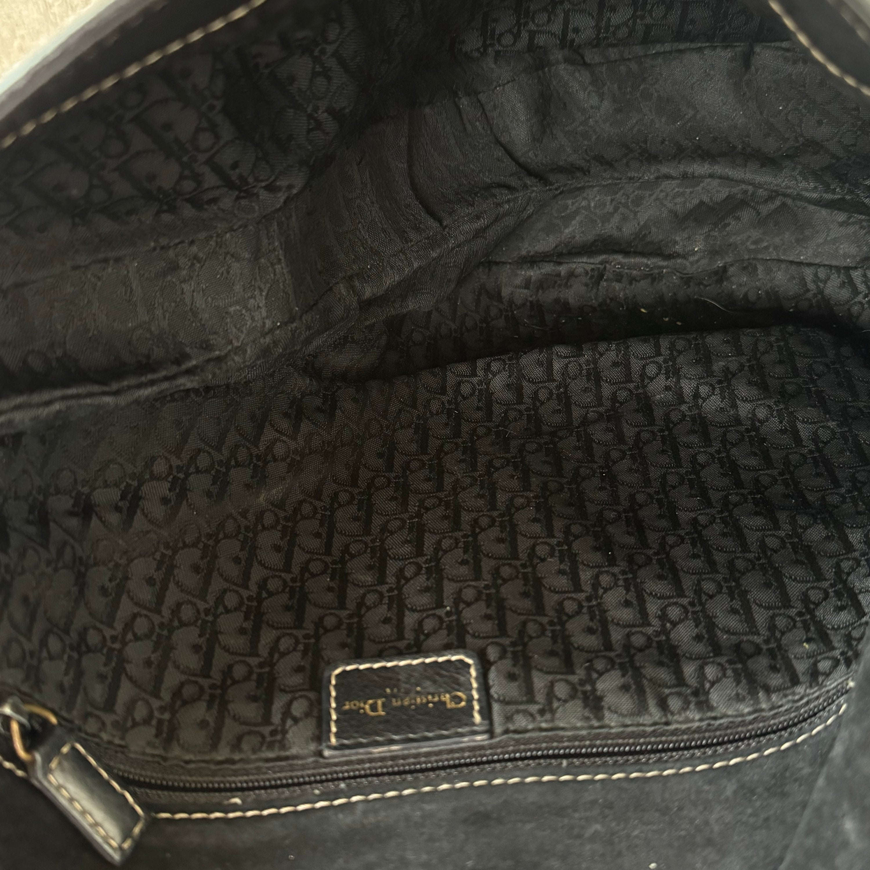 Christian Dior 2002 Long Messenger Saddle Bag