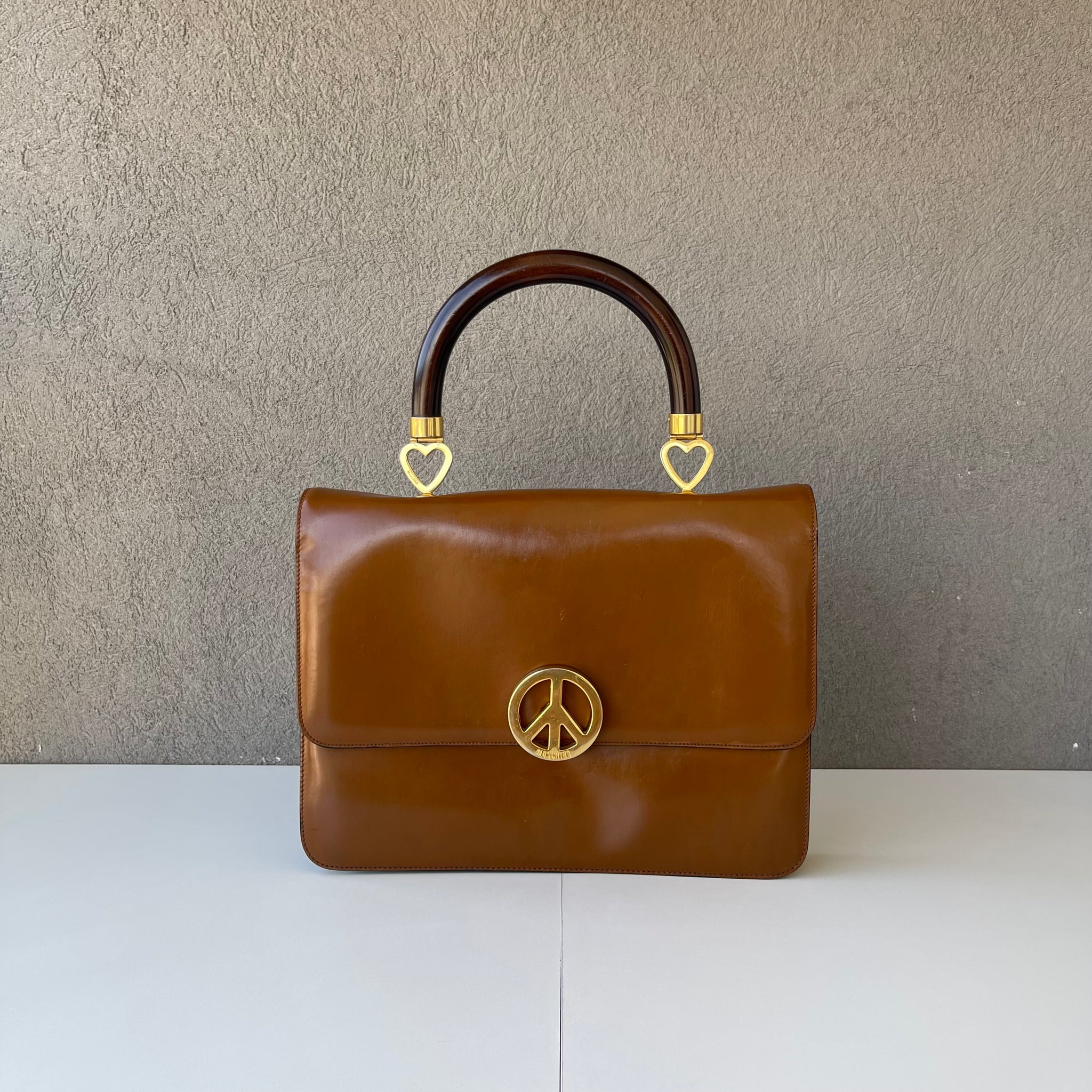 Moschino 90s Peace Handbag
