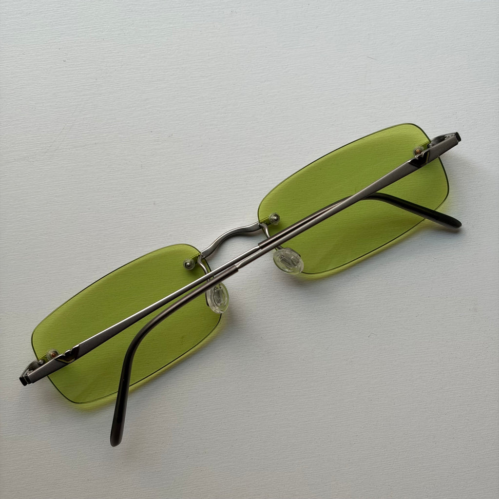Vintage Armani Neon Green Sunglasses