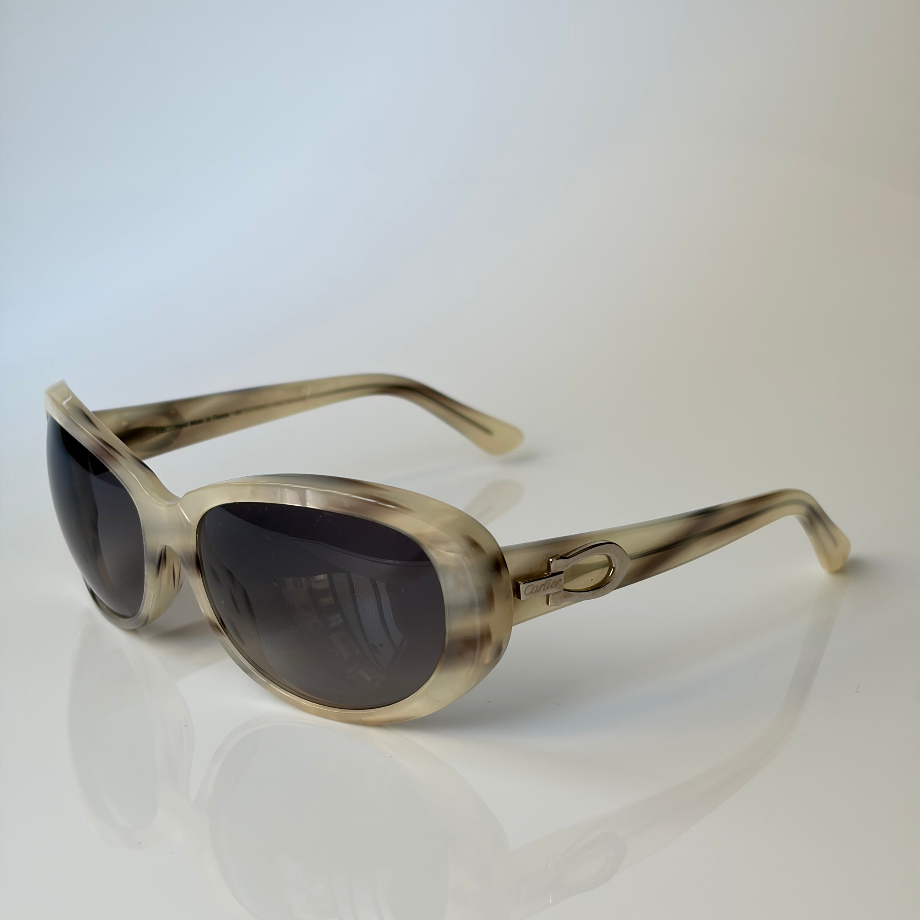 Cartier Pearly White Sunglasses