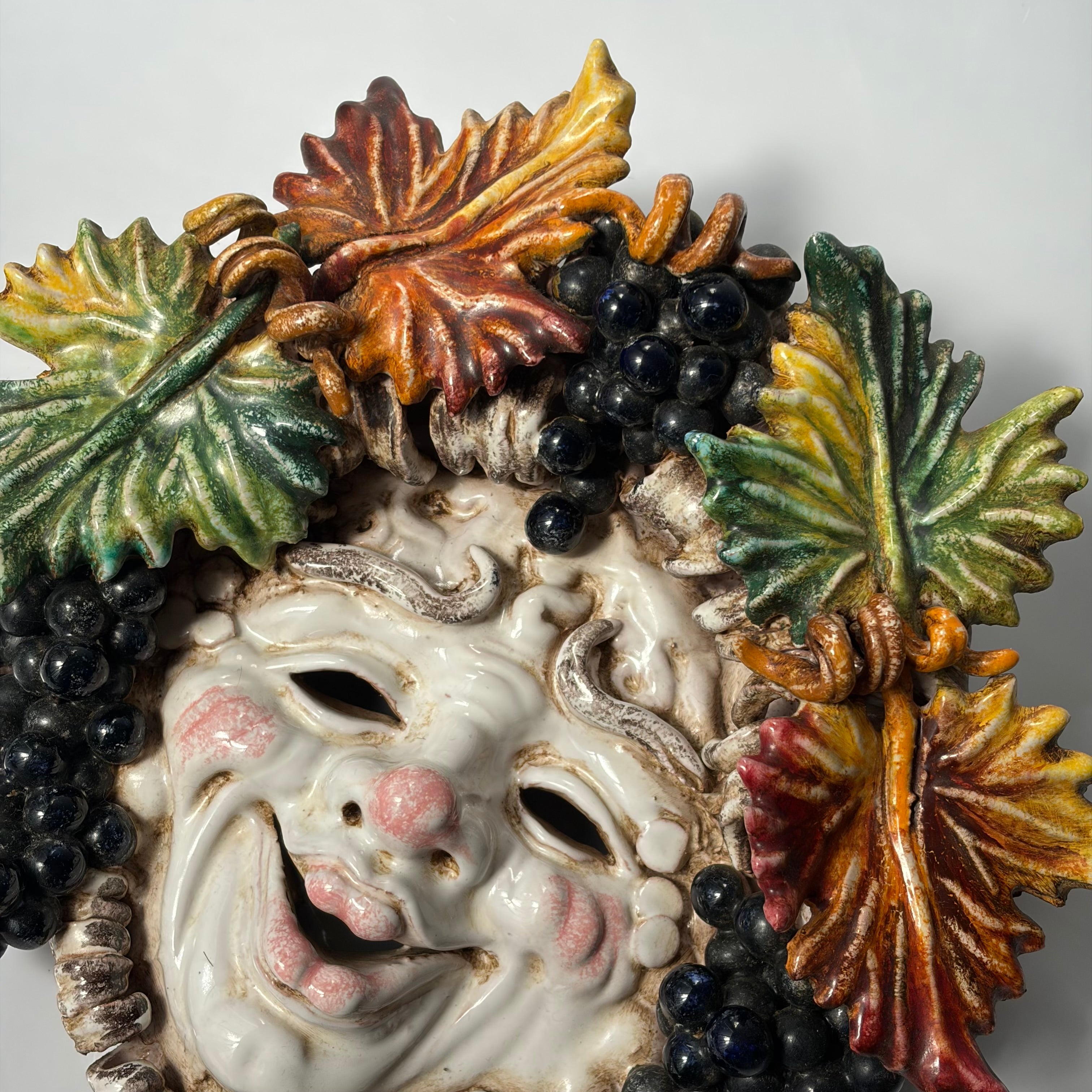 Bacchus Majollica Mask