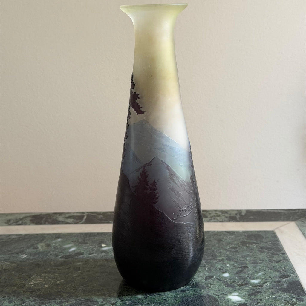 Émile Galle “La Ligne bleu des Vosges” Vase