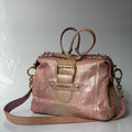 Versace Pink Python Tote Bag