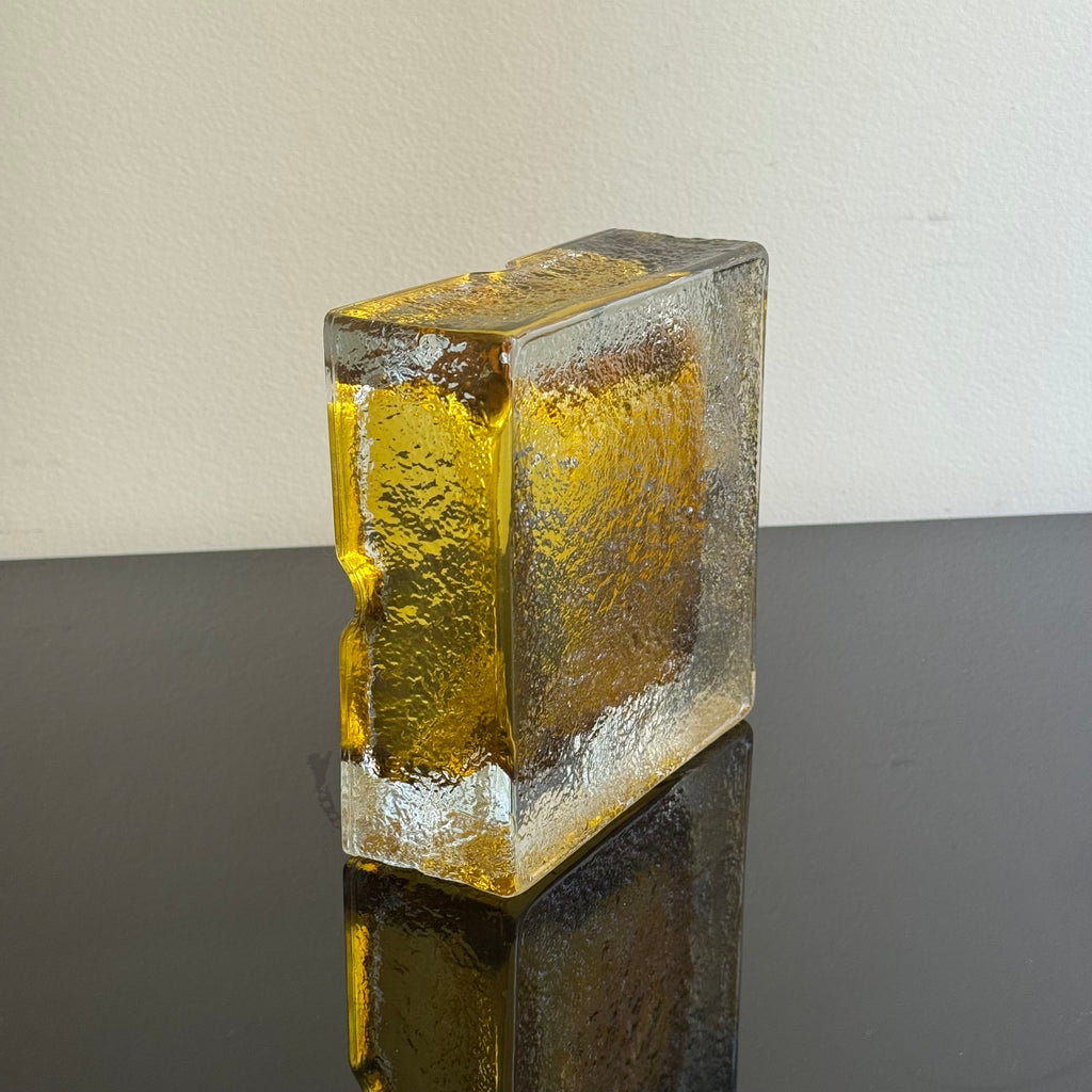 Cinzeiro Murano “Ice” Walther Kristallglass