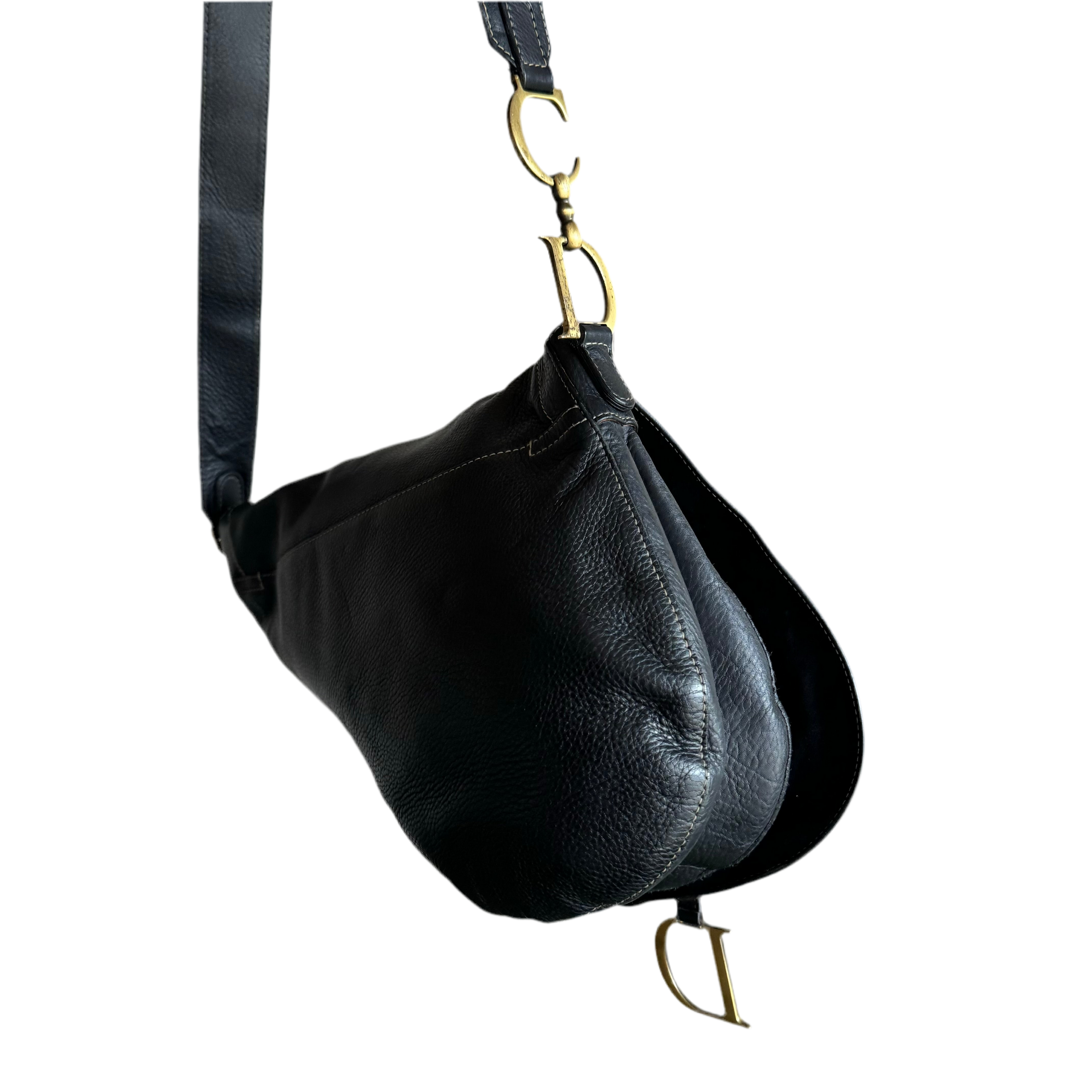 Christian Dior 2002 Long Messenger Saddle Bag