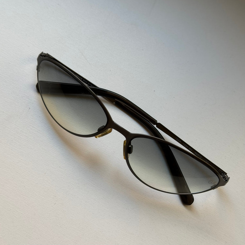 Giorgio Armani 90s Silver Sunglasses