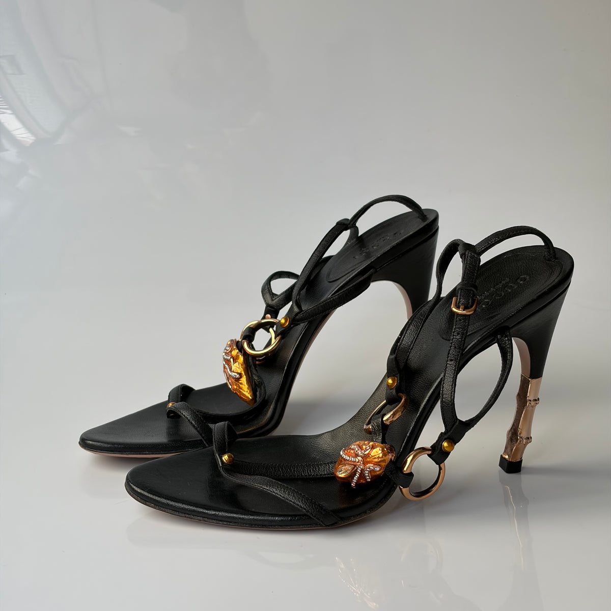 Gucci by Tom Ford S/S 2004 Snake Head Heels