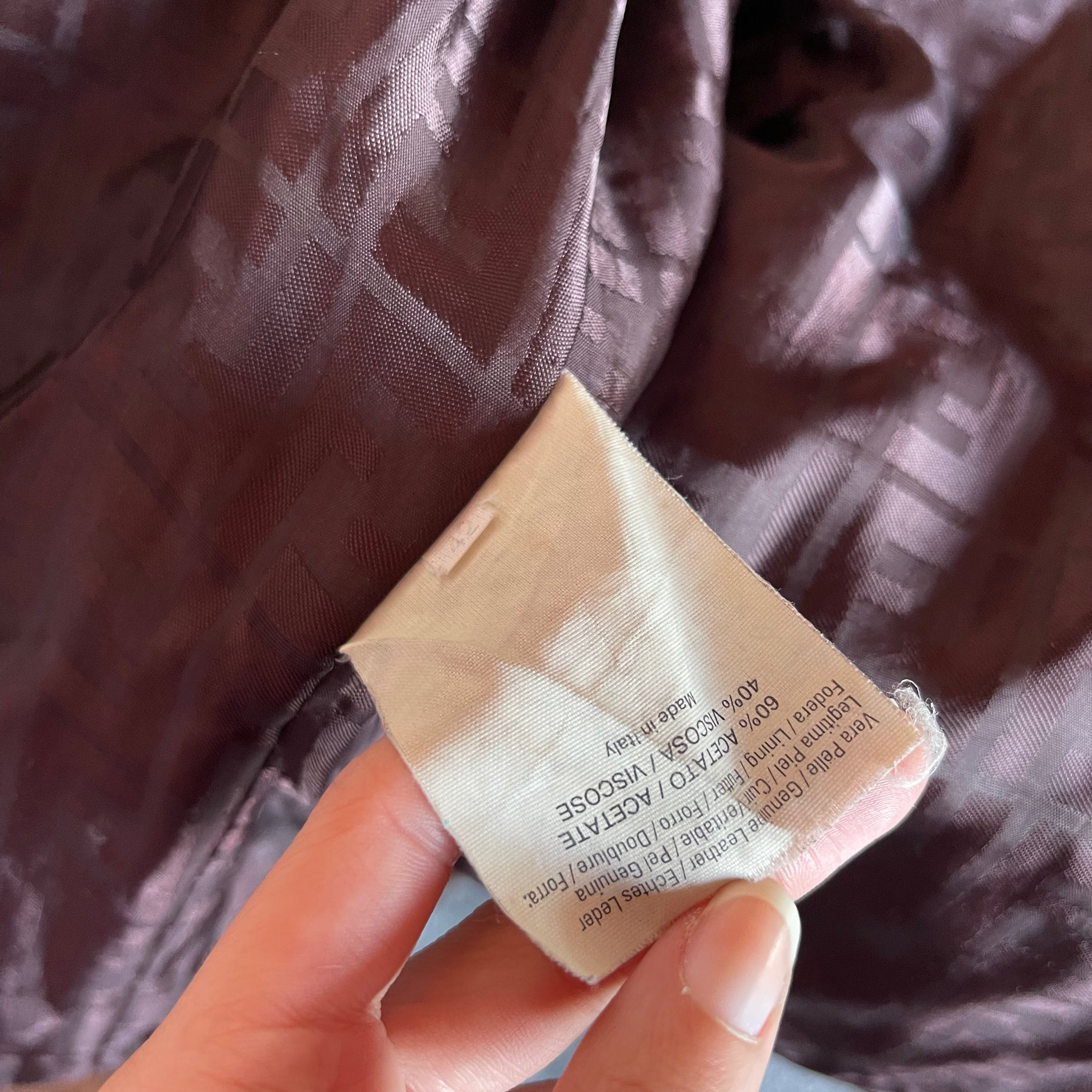 Fendi Suede Jacket