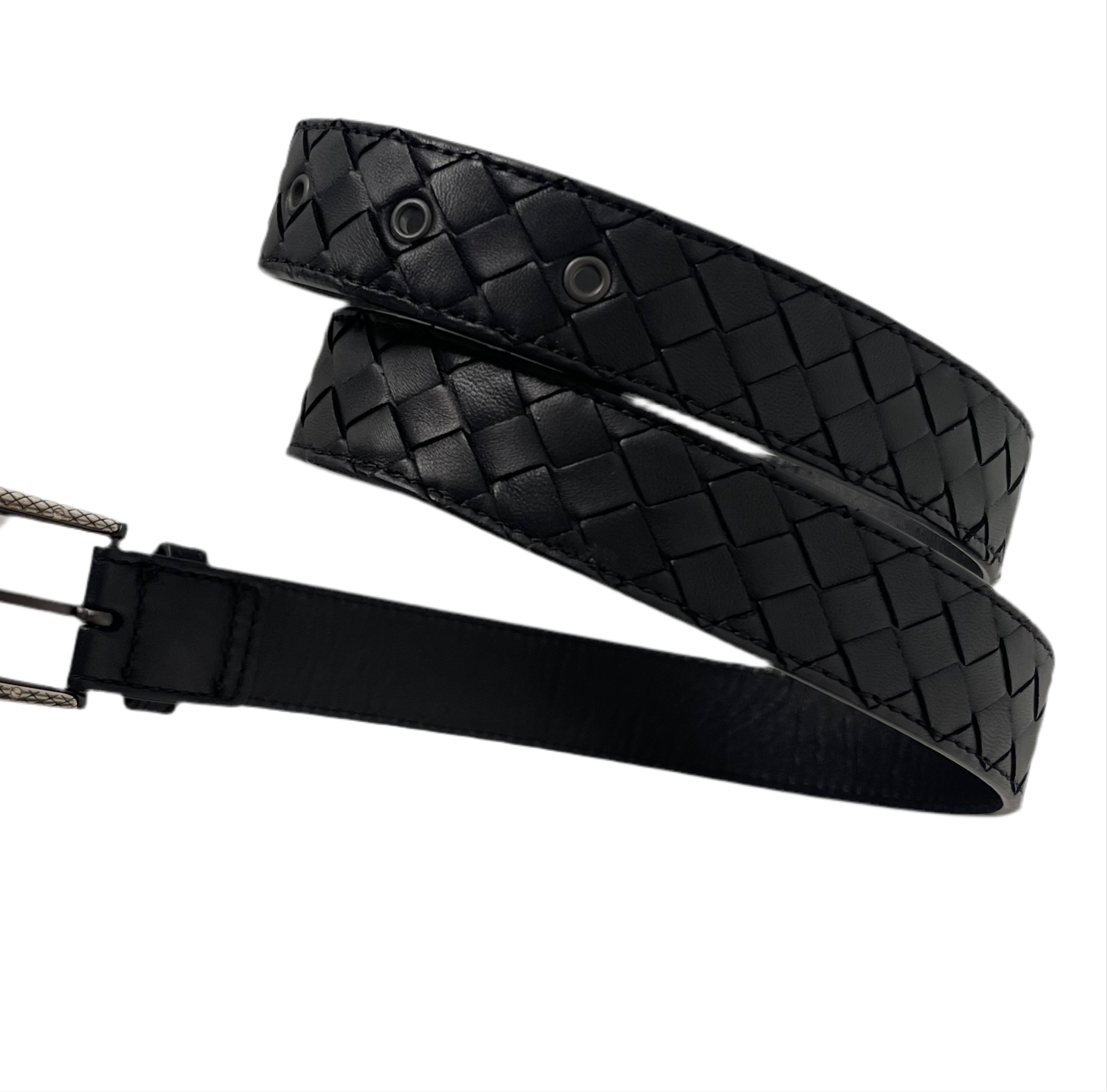 Bottega Veneta Intrecciato Leather Belt