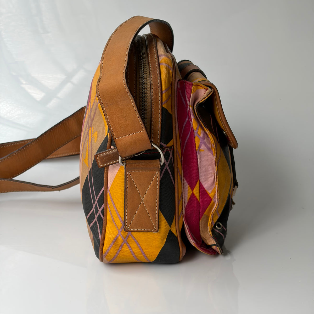 Christian Dior by John Galliano 2004 Golf Collection Harlequin Bag