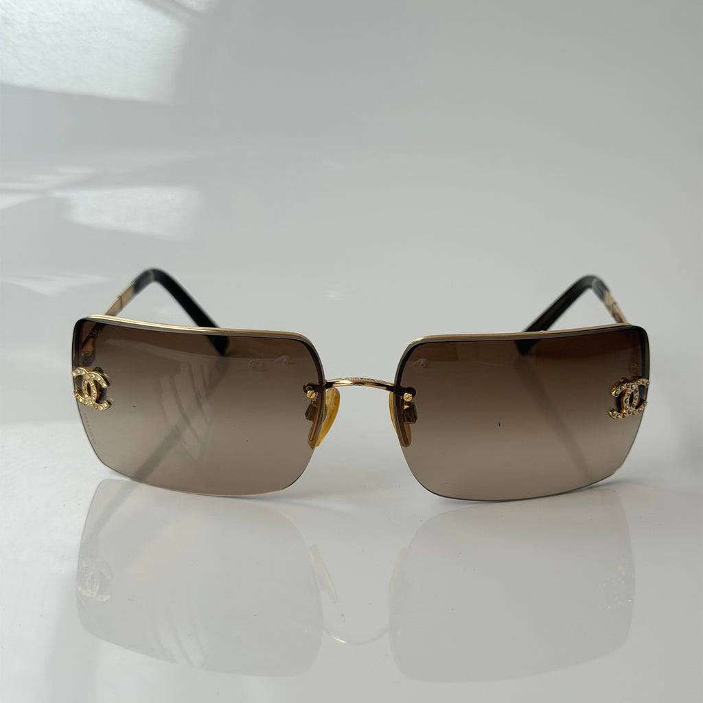 Chanel 4092-B Crystal Sunglasses