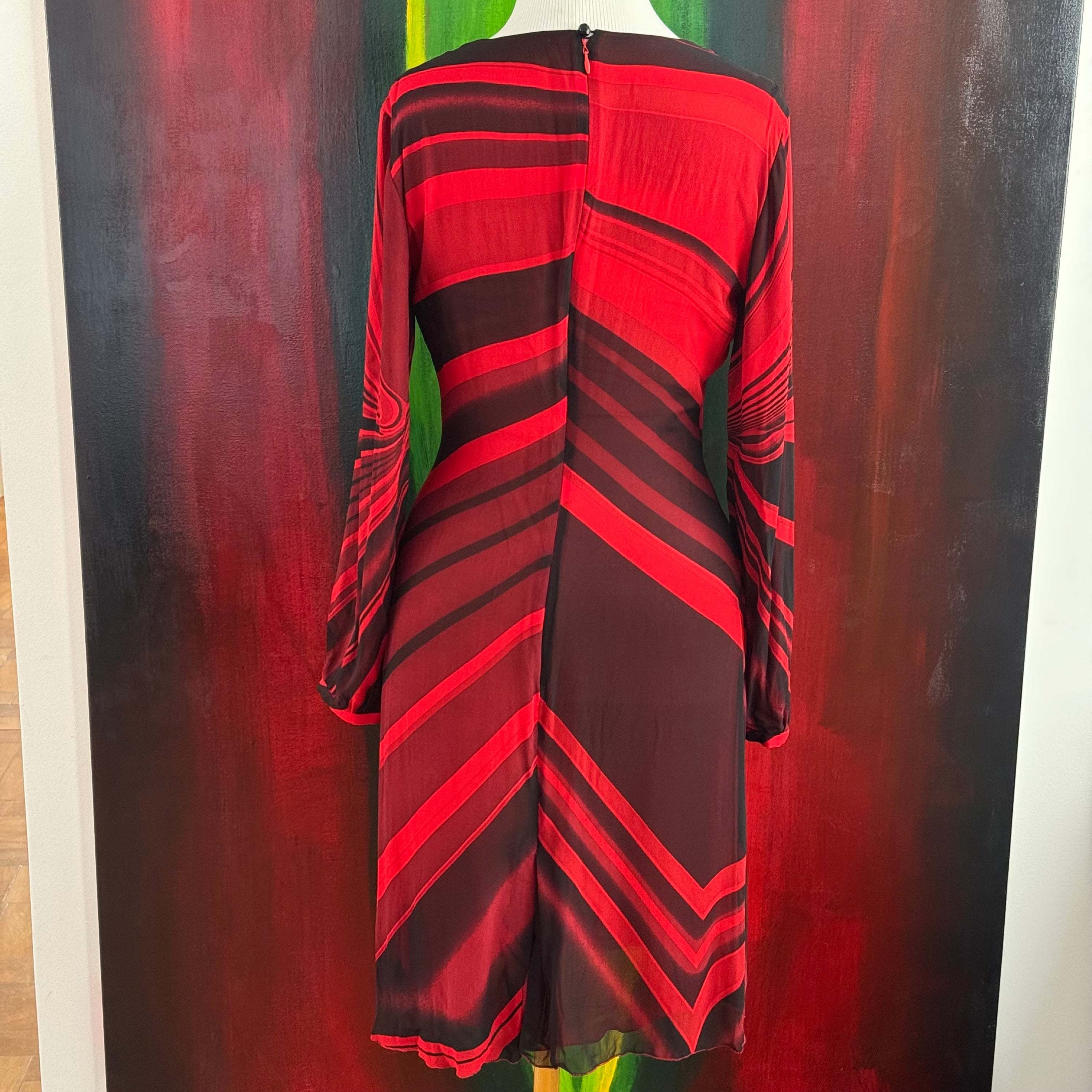 Gianni Versace Couture 2000 F/W Silk Dress