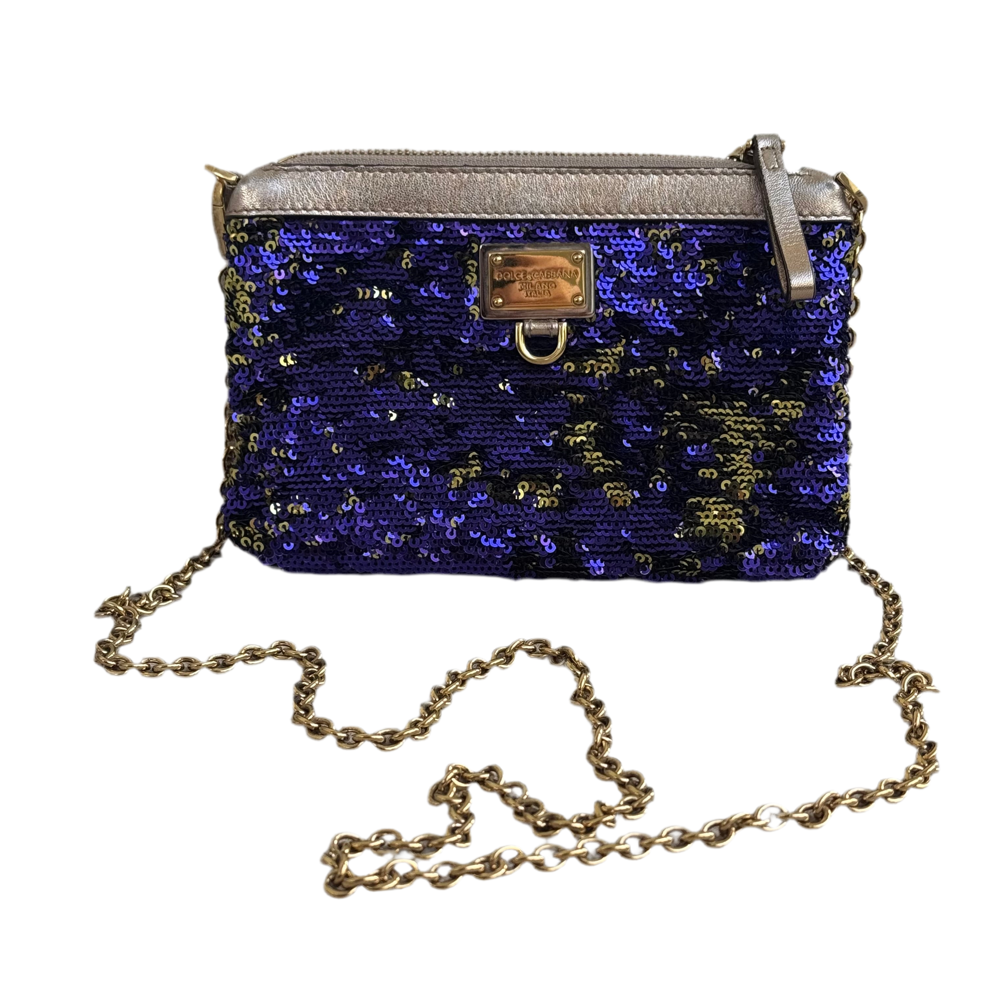 Dolce & Gabbana Sequin Chain Bag