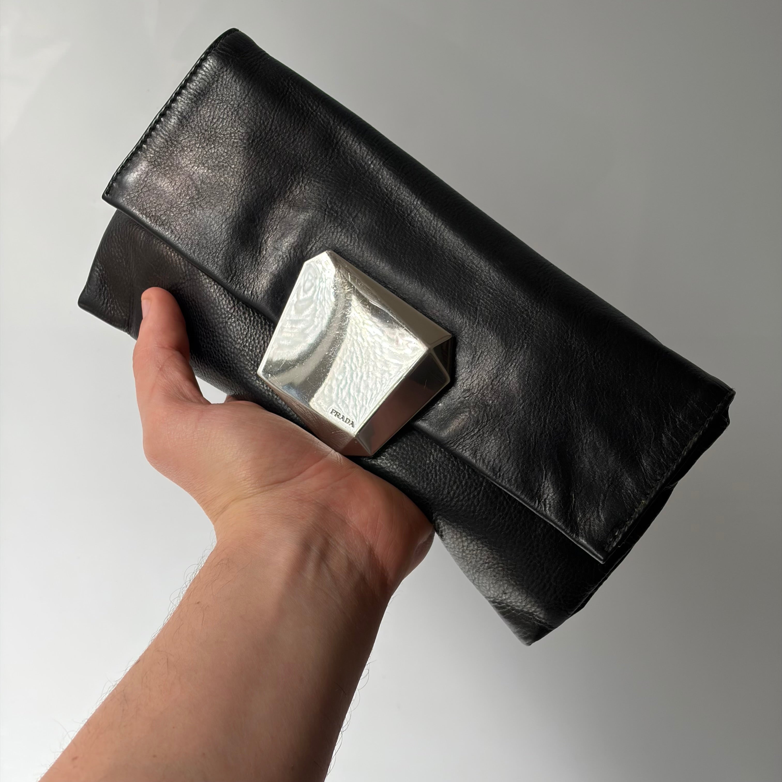 Prada Antico Vitellino Clutch