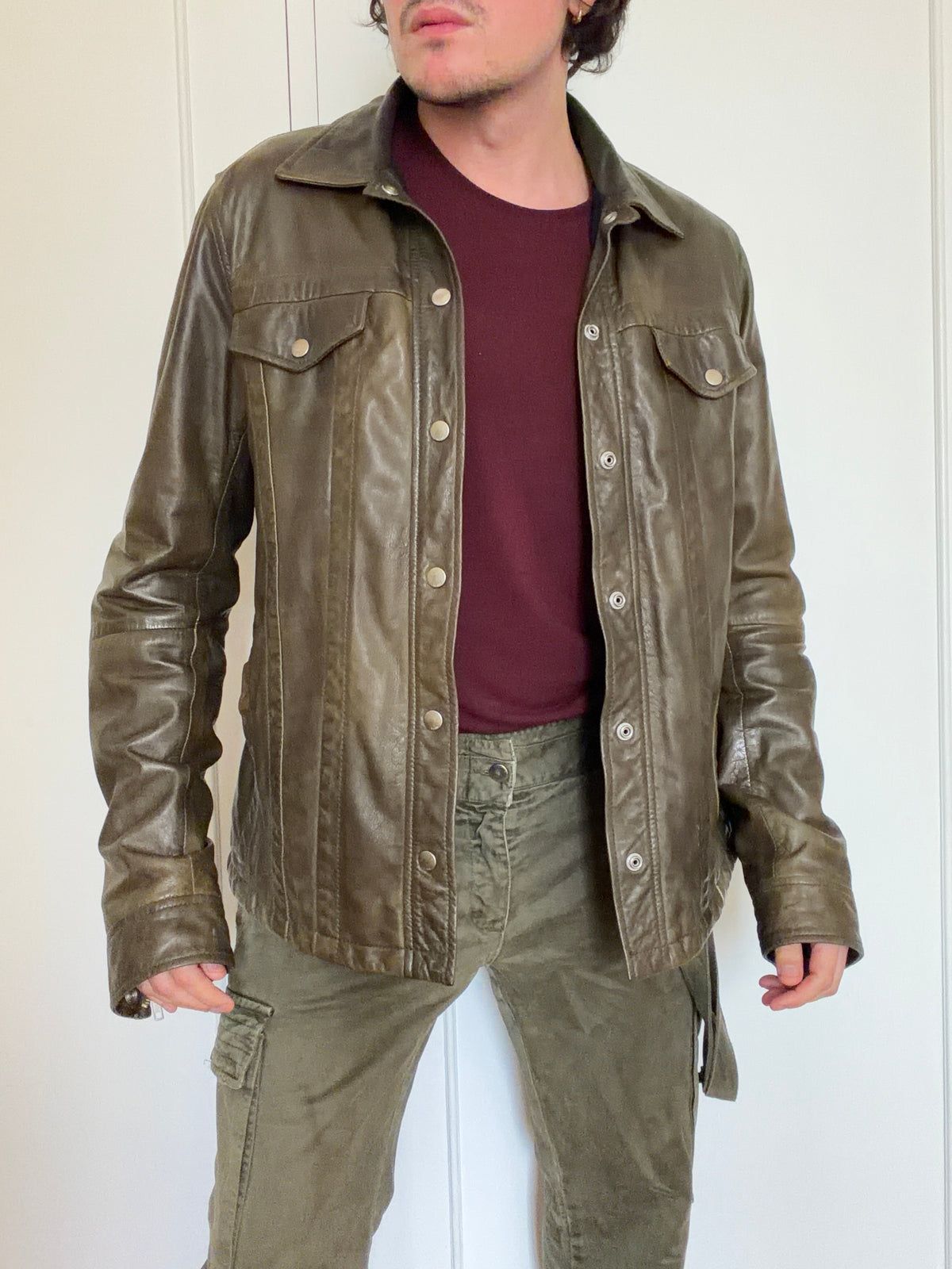 Diesel KAOS Leather Jacket