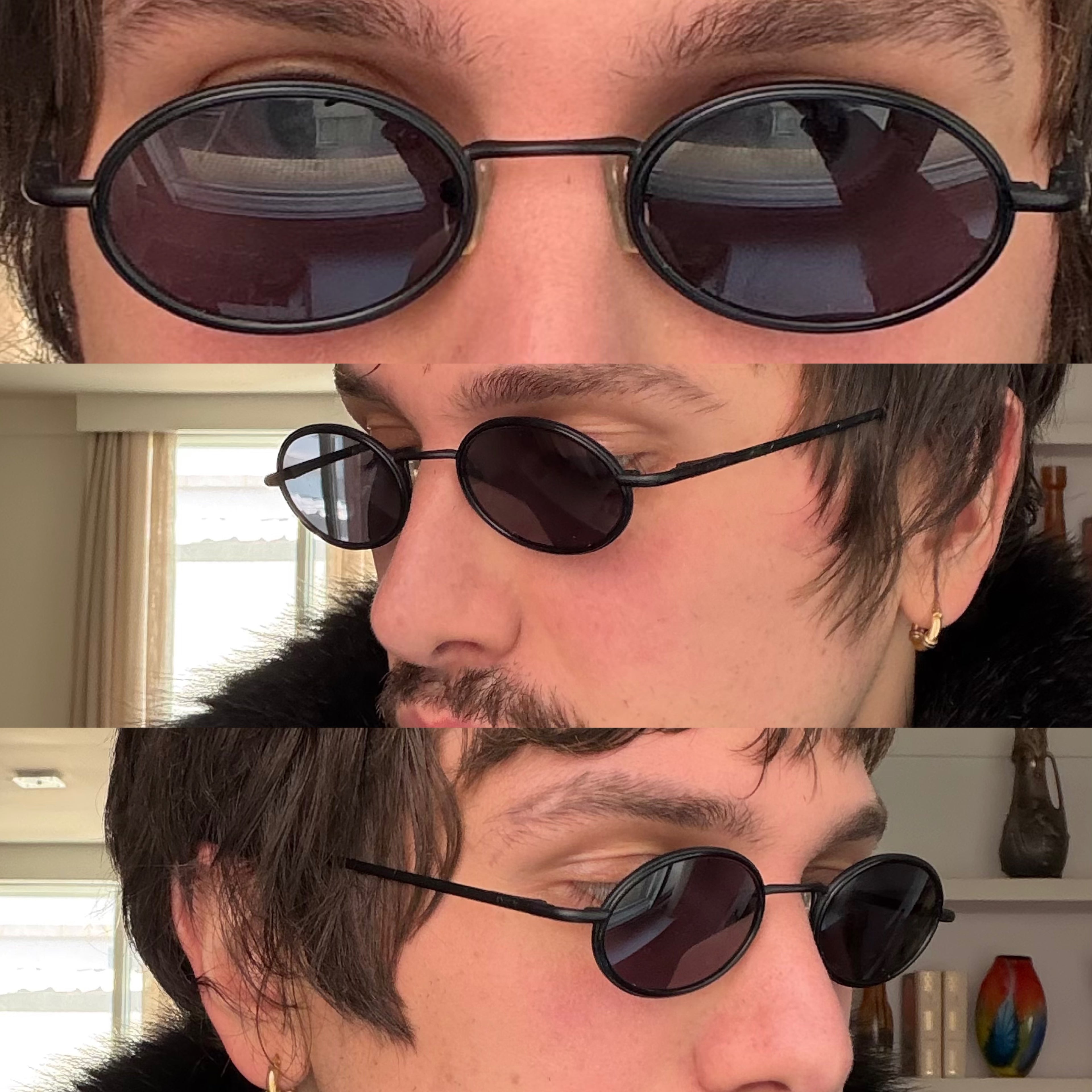Vintage 90s Armani Black Sunglasses