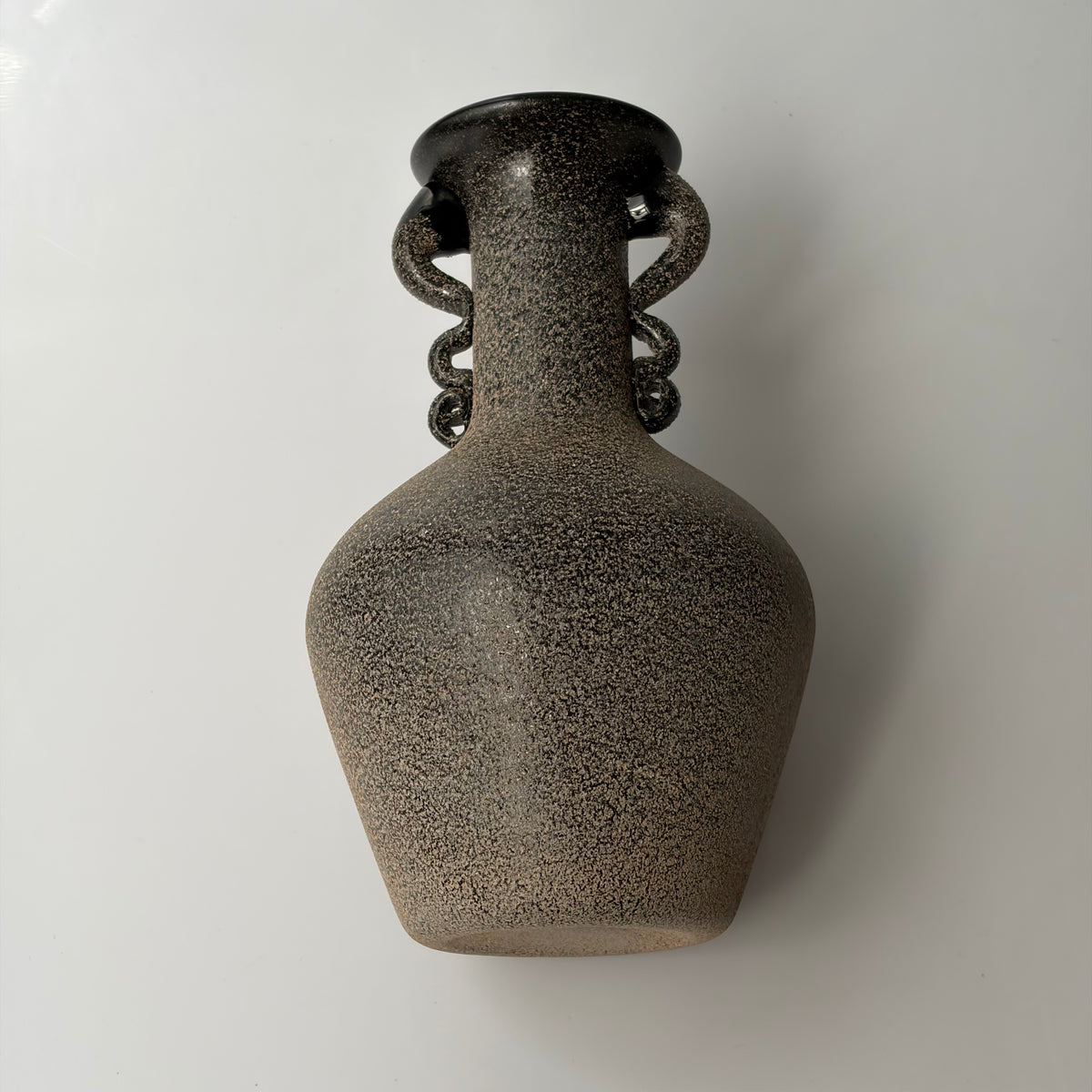 Art Deco Scavo Glass Vase
