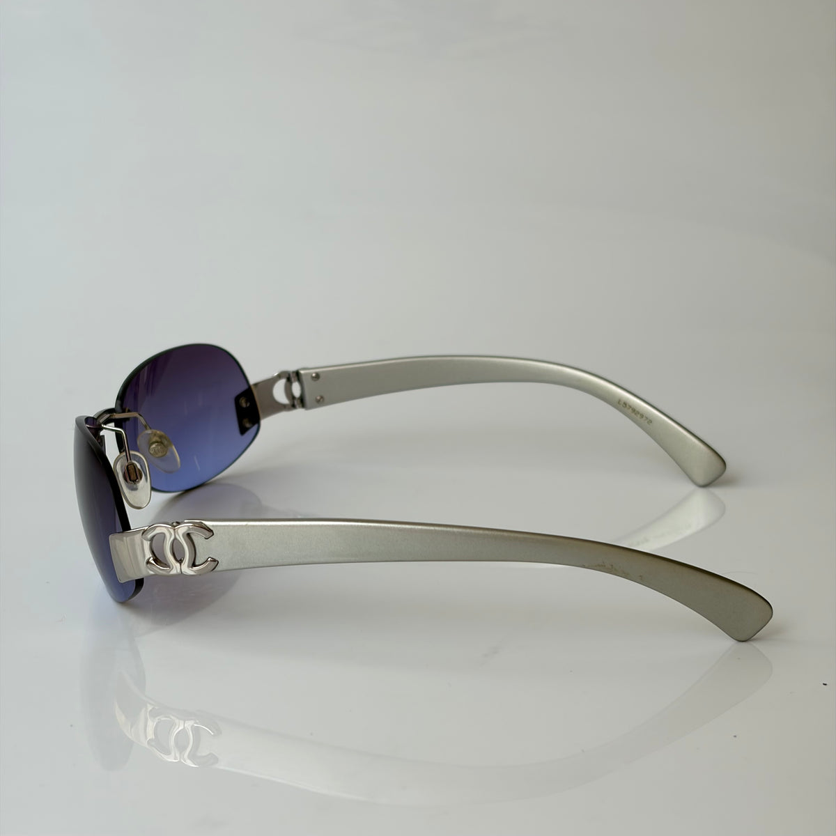 Chanel 2000s Purple Sunglasses