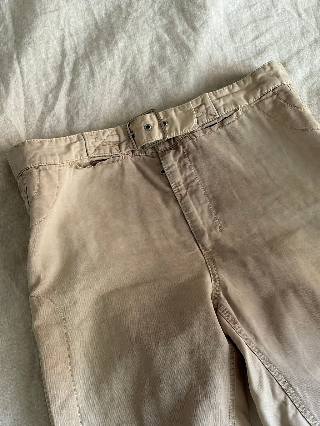 Prada Padded Matelasse Biker Pants