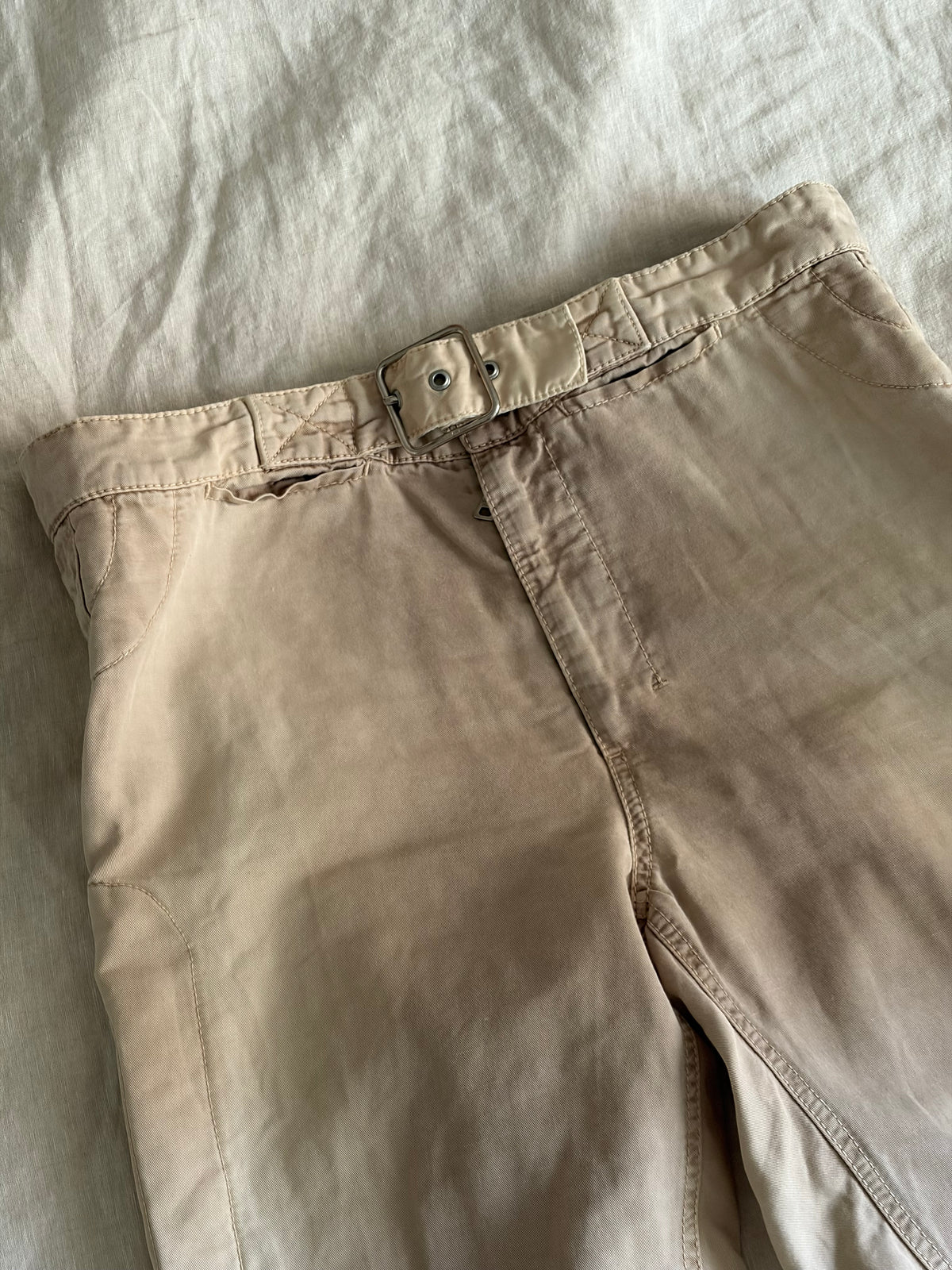 Prada Padded Matelasse Biker Pants