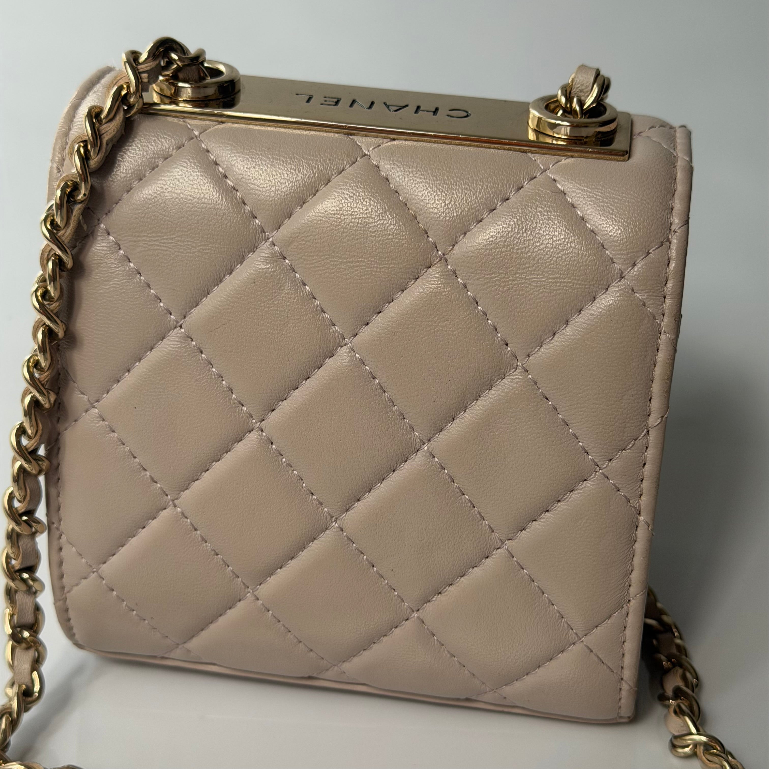 Chanel Rosé Micro Trendy Bag