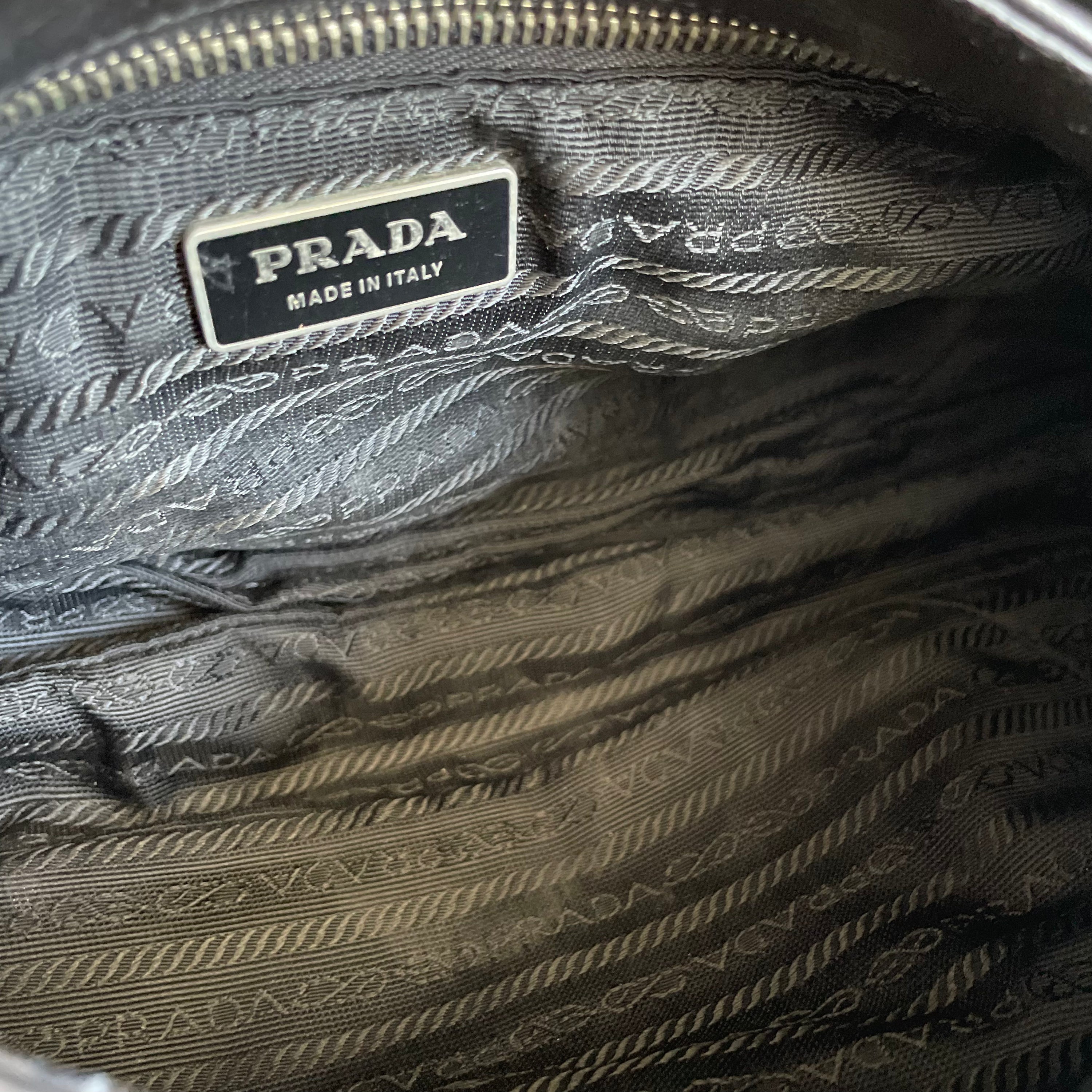 Prada Metal Handle Bag